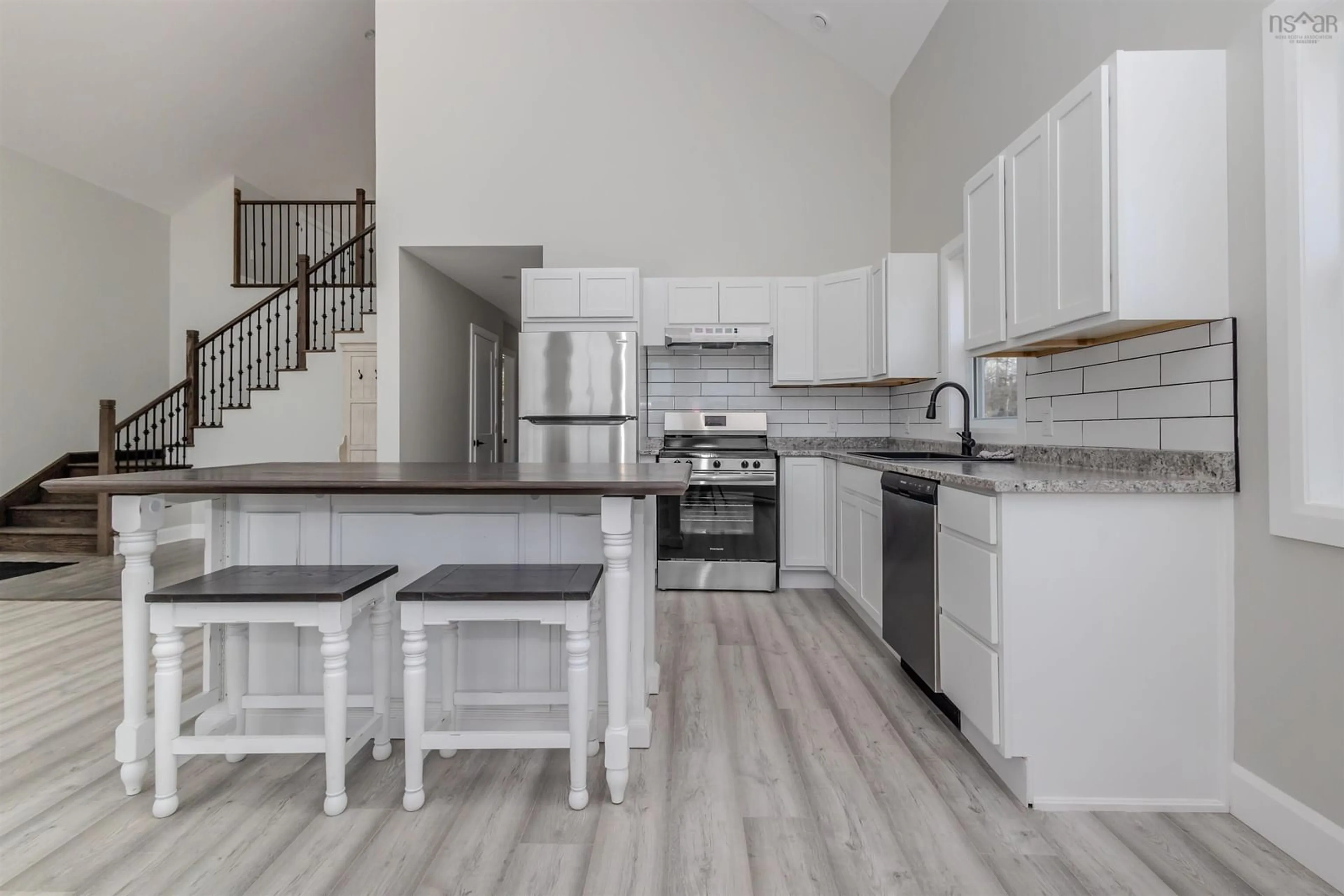 Open concept kitchen, unknown for 36 Brewer Dr, Mira Gut Nova Scotia B1K 2W4
