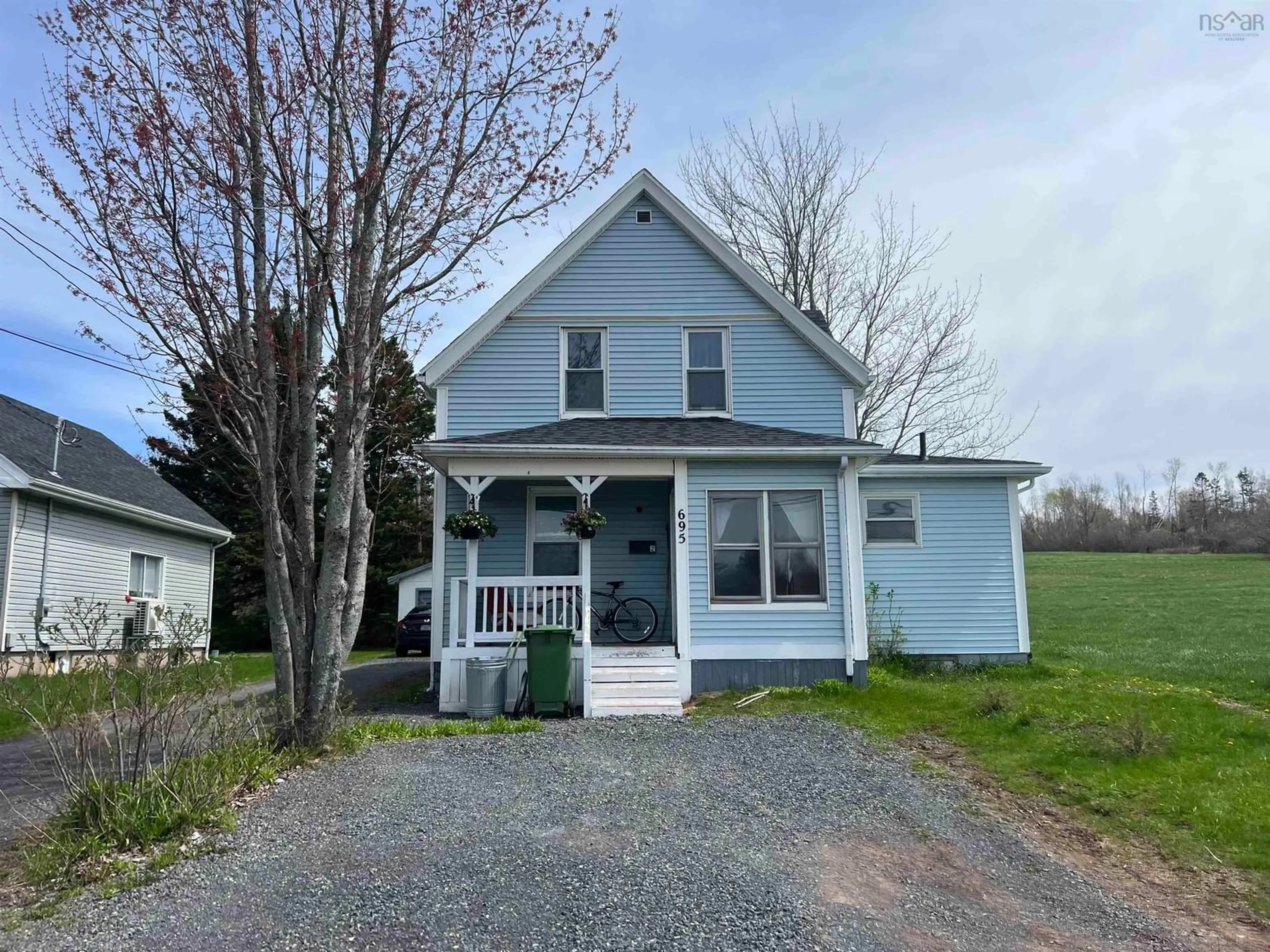 A pic from outside/outdoor area/front of a property/back of a property/a pic from drone, street for 695 Little Harbour Rd, New Glasgow Nova Scotia B2H 3T5