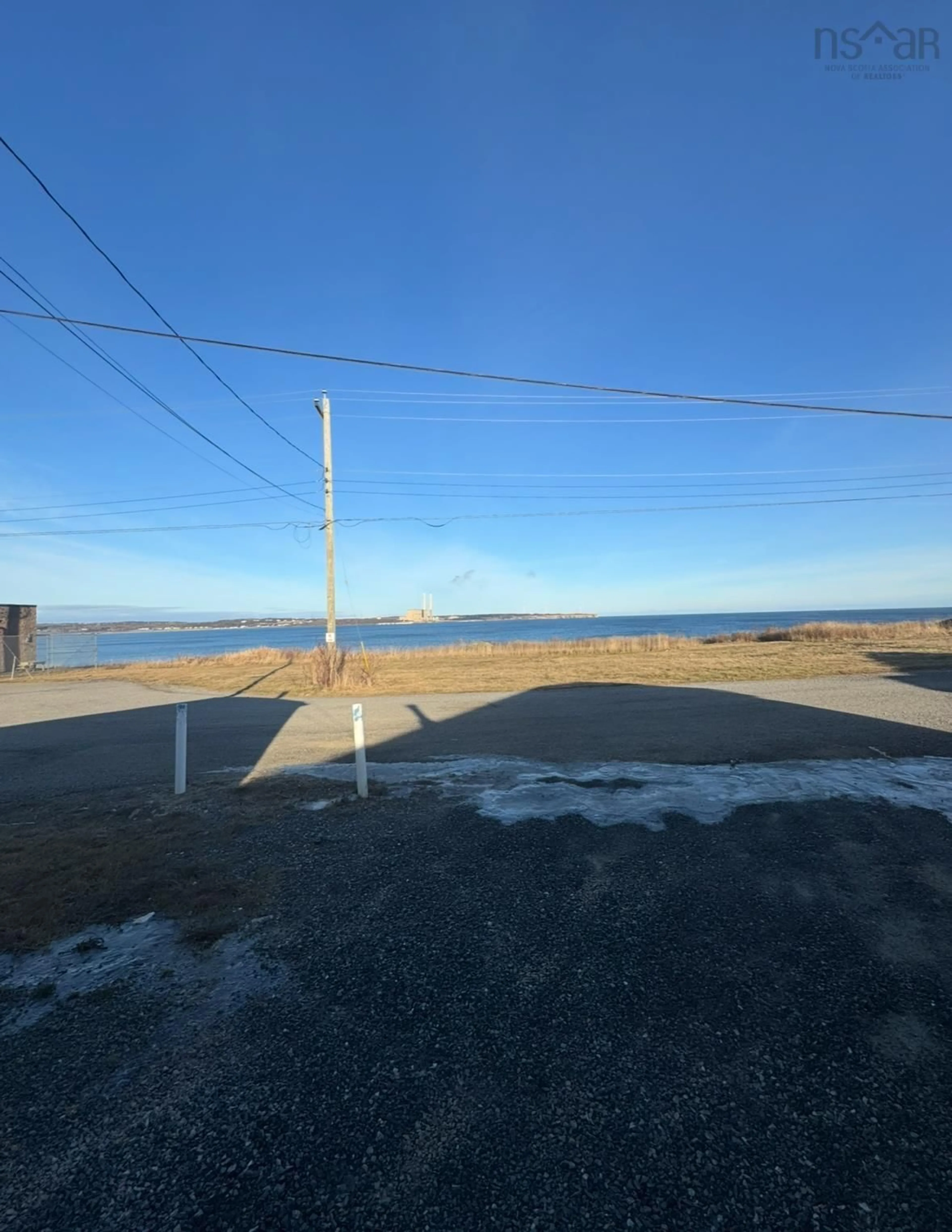A pic from outside/outdoor area/front of a property/back of a property/a pic from drone, water/lake/river/ocean view for 47 Breigh Pk, Dominion Nova Scotia B1G 1C9