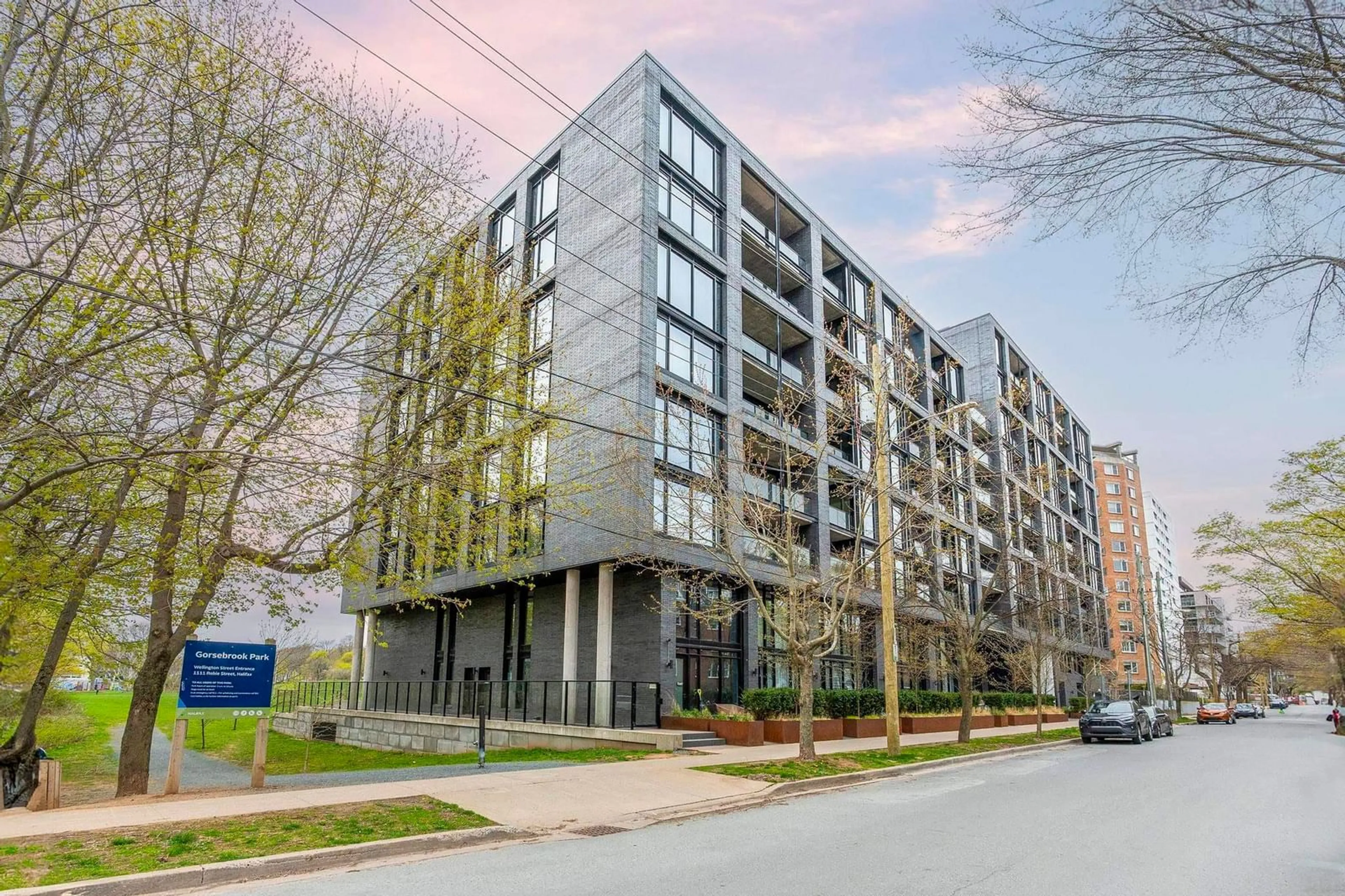 A pic from outside/outdoor area/front of a property/back of a property/a pic from drone, street for 1048 Wellington St #714, Halifax Nova Scotia B3H 2Z8