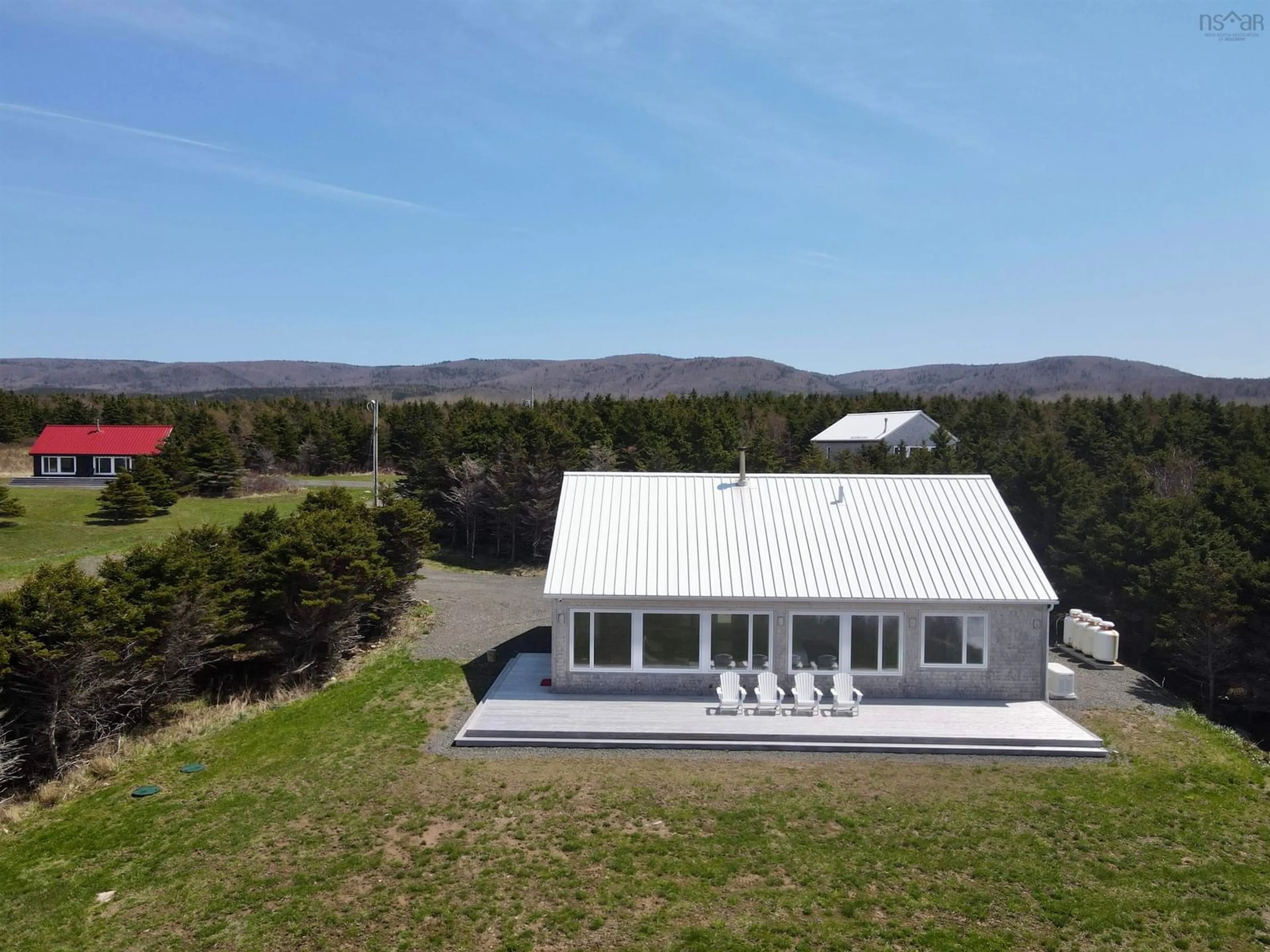 A pic from outside/outdoor area/front of a property/back of a property/a pic from drone, unknown for 11201 & 11203 Cabot Trail, Terre Noire Nova Scotia B0E 1C0
