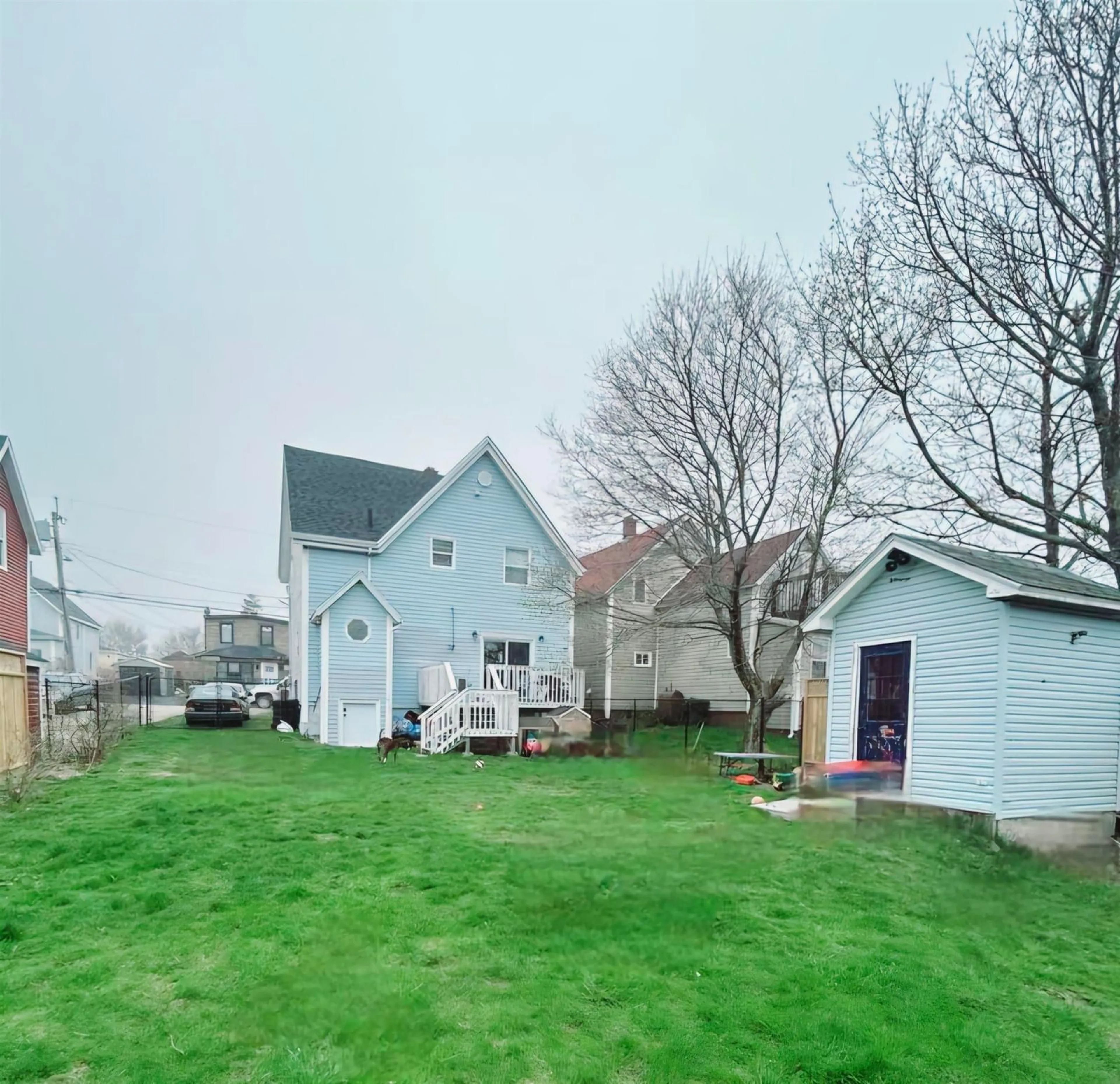 A pic from outside/outdoor area/front of a property/back of a property/a pic from drone, street for 121 Victoria St, Glace Bay Nova Scotia B1A 2Z7