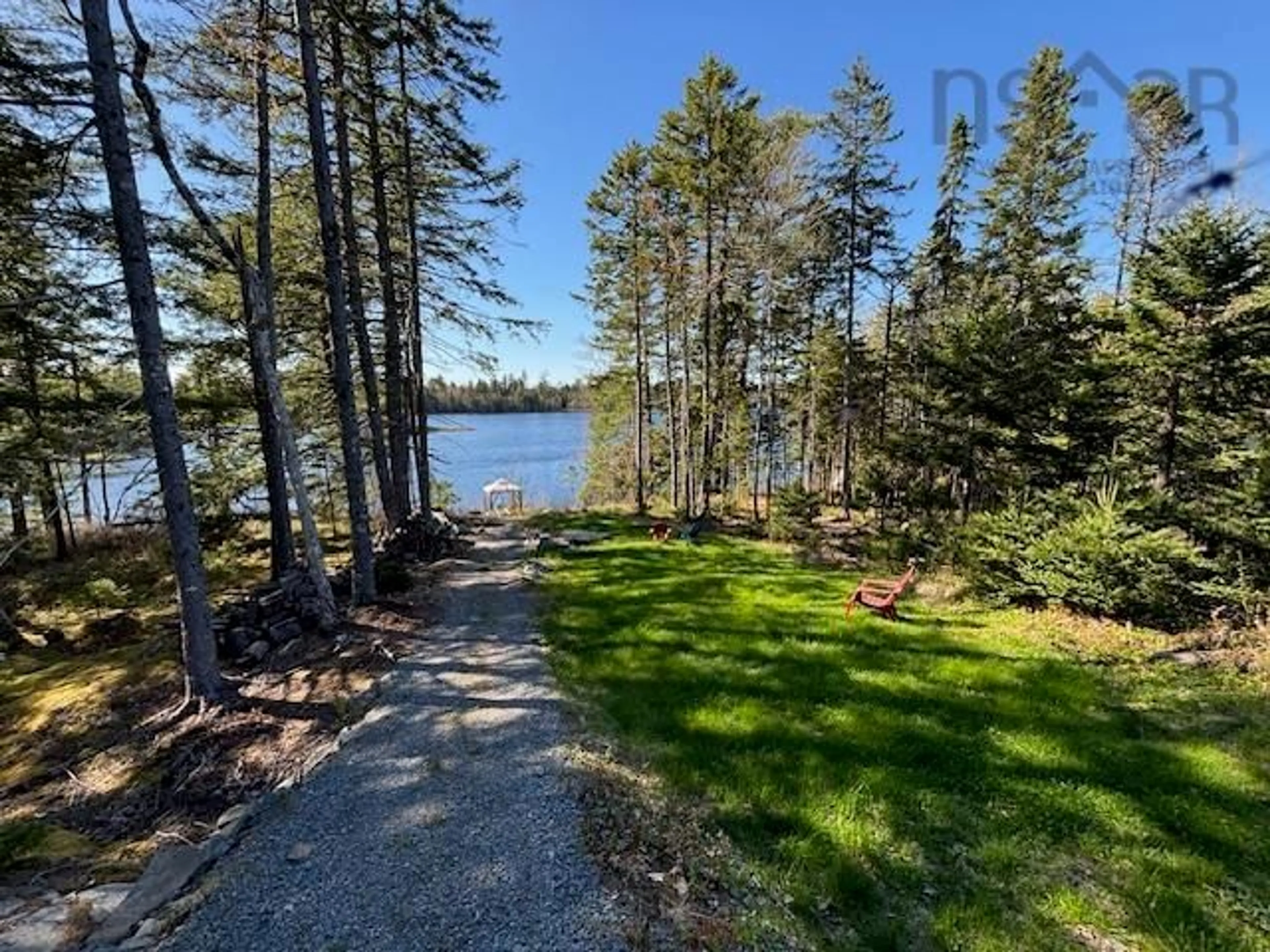 A pic from outside/outdoor area/front of a property/back of a property/a pic from drone, water/lake/river/ocean view for 165 Meek Arm Trail #35, East Uniacke Nova Scotia B0N 1Z0