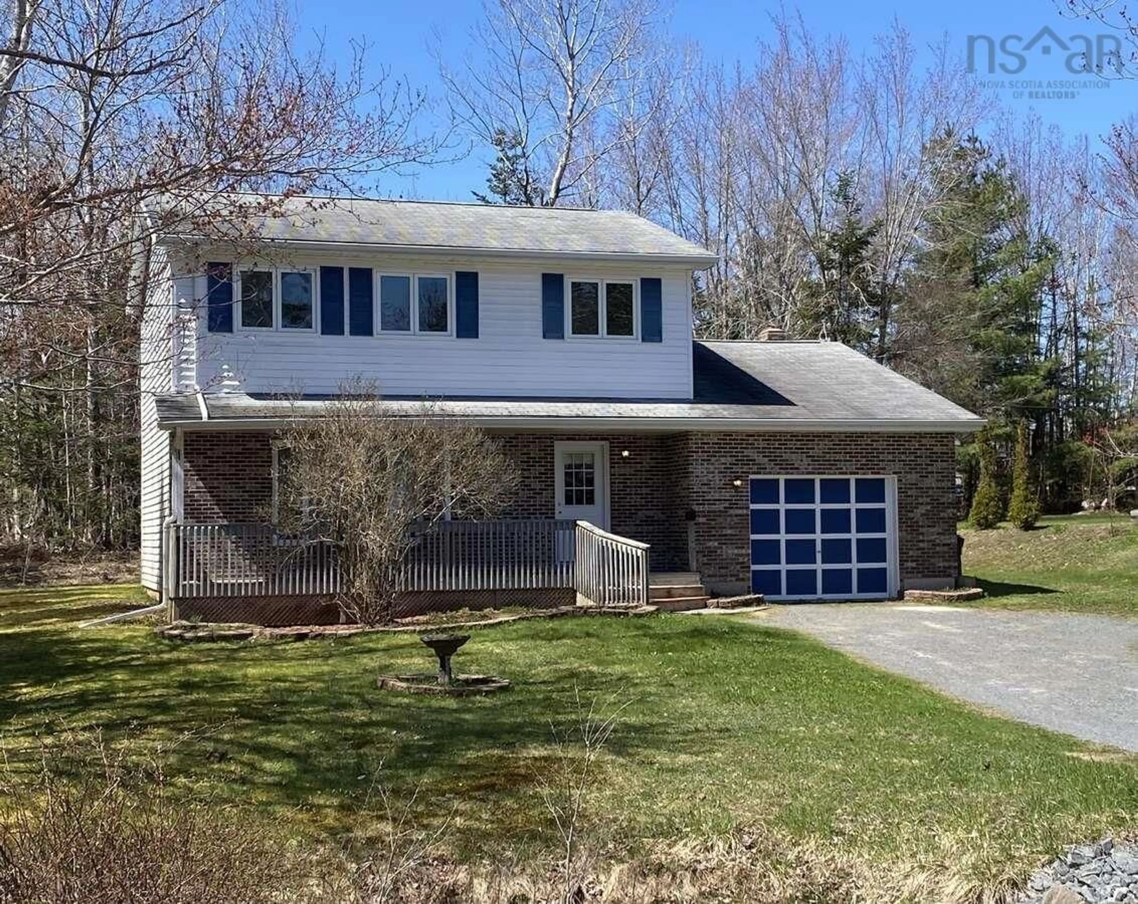Home with vinyl exterior material, street for 56 Carriage Lane, Enfield Nova Scotia B2T 1C9