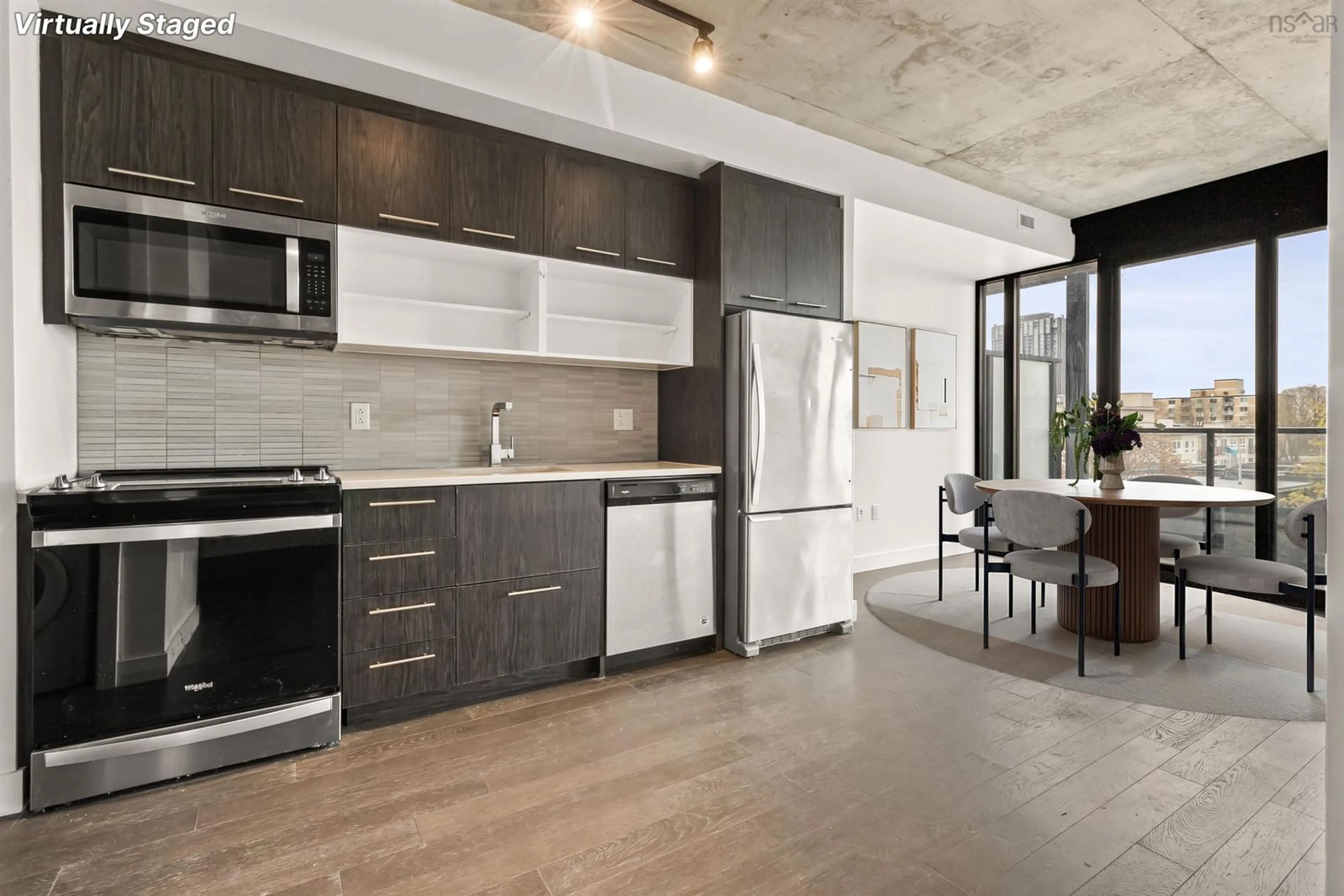 Open concept kitchen, unknown for 1048 Wellington St #507, Halifax Nova Scotia B3H 0C2