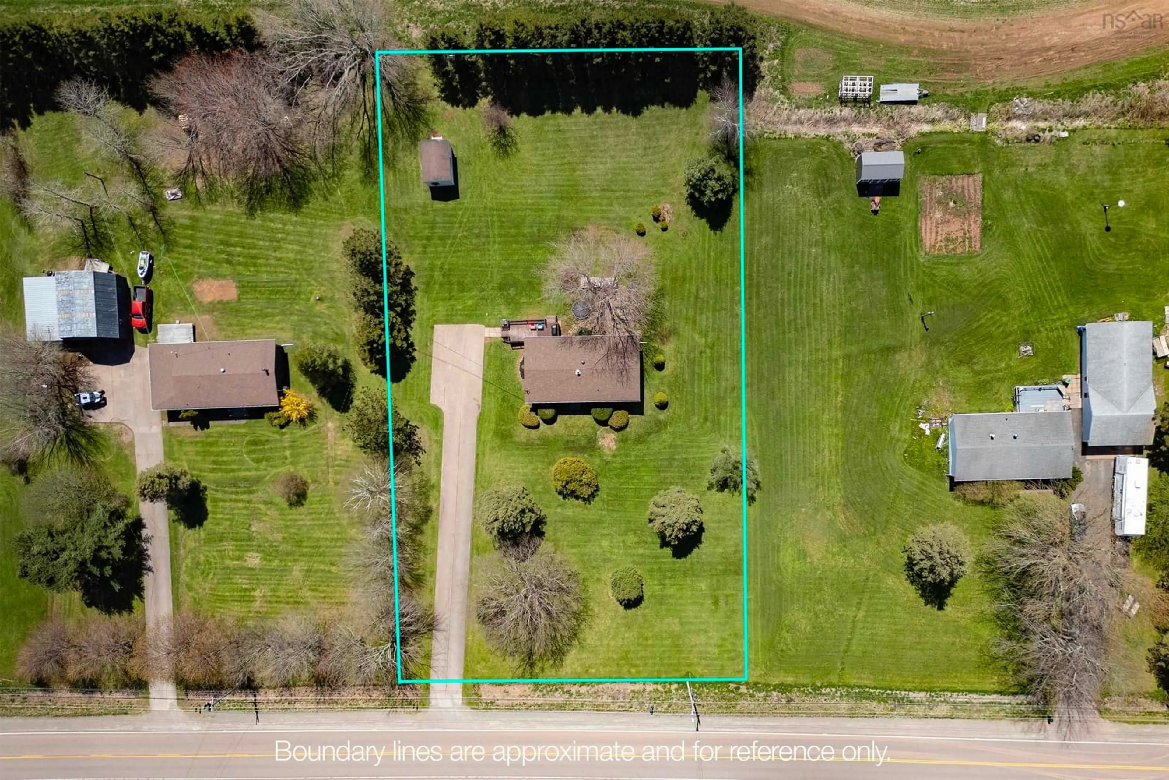 A pic from outside/outdoor area/front of a property/back of a property/a pic from drone, street for 1002 Highway 6, Warren Nova Scotia B4H 3Y2