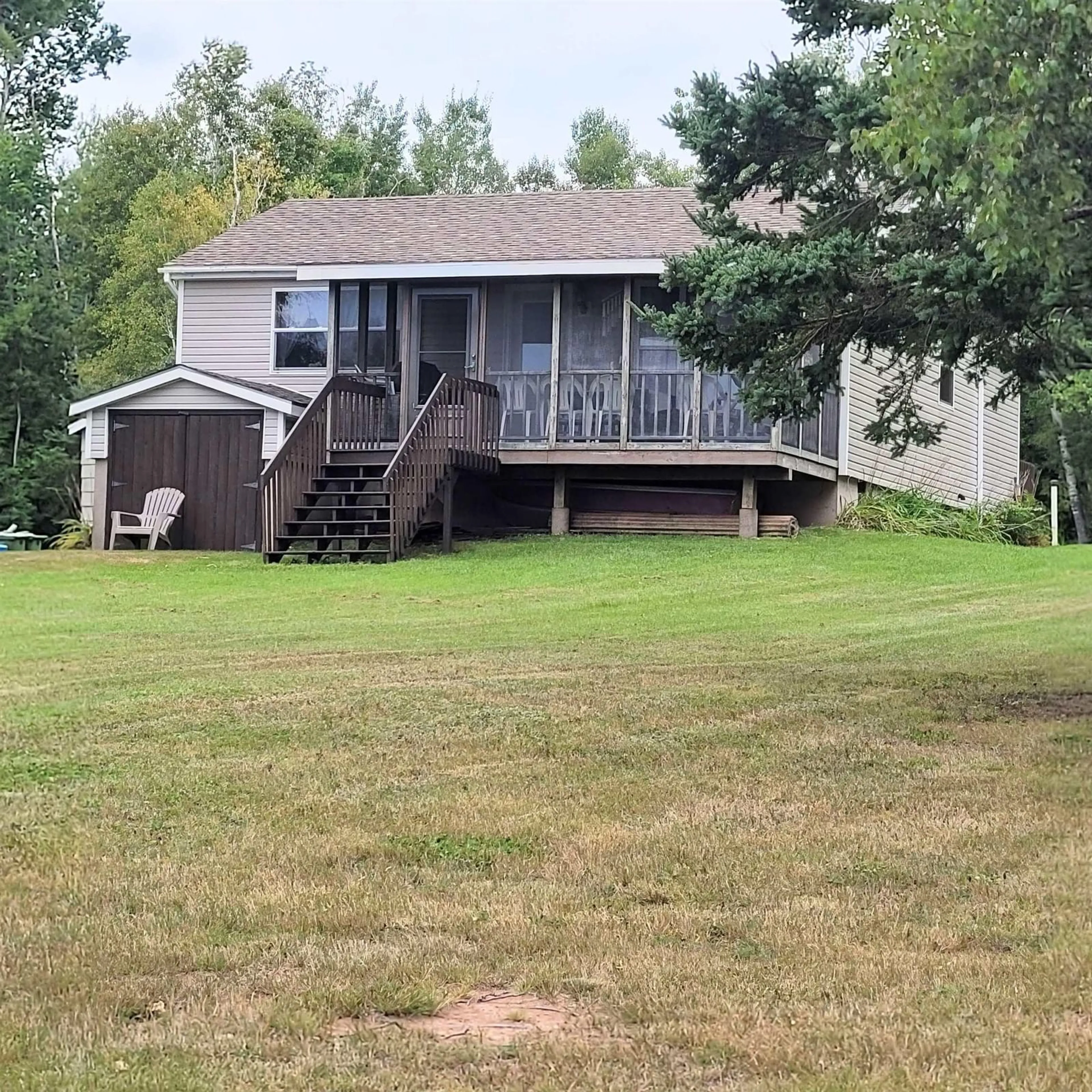 A pic from outside/outdoor area/front of a property/back of a property/a pic from drone, water/lake/river/ocean view for 432 Stewart Rd, Pugwash River Nova Scotia B0K 1L0