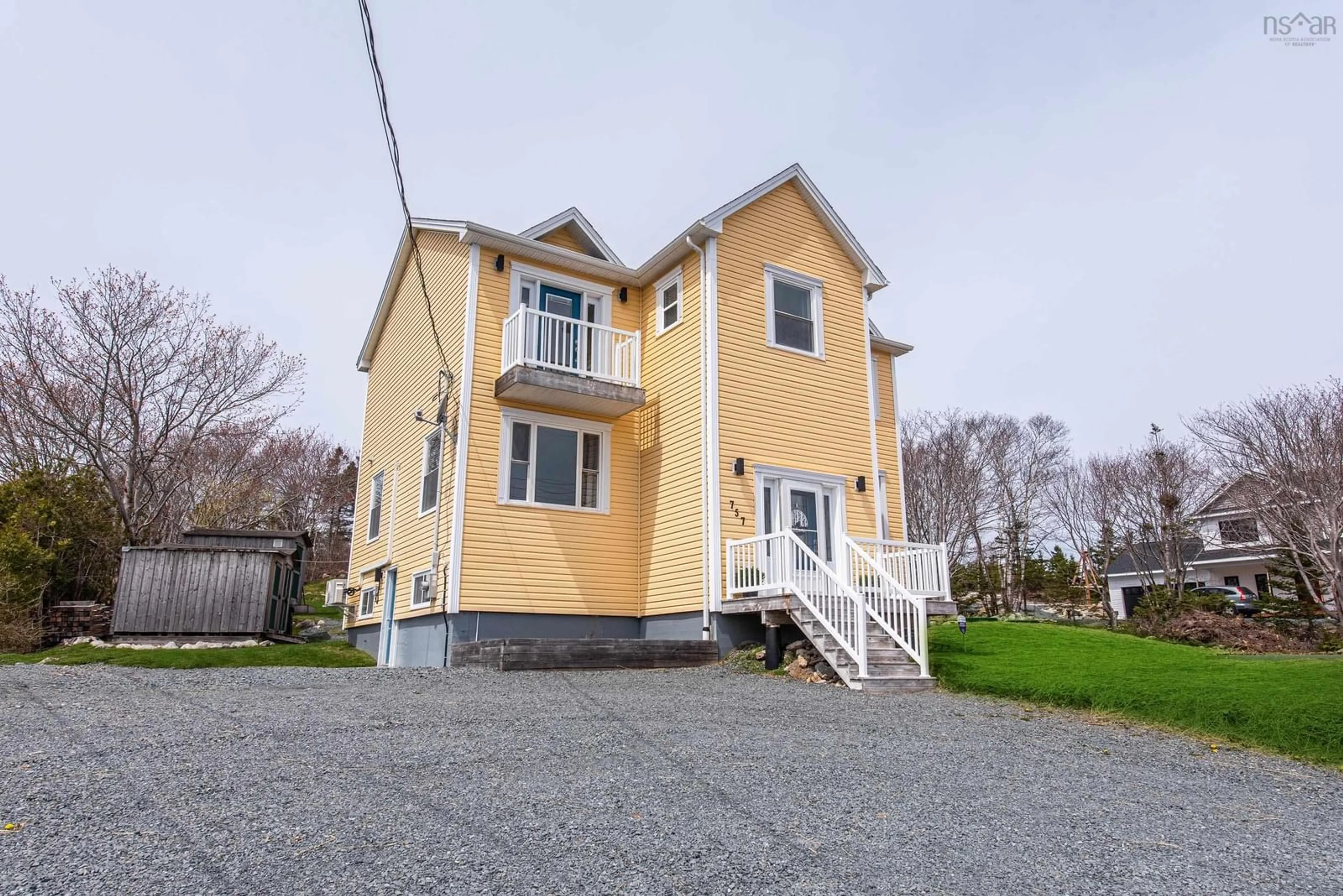Patio, building for 757 Ketch Harbour Rd, Portuguese Cove Nova Scotia B3V 1K2