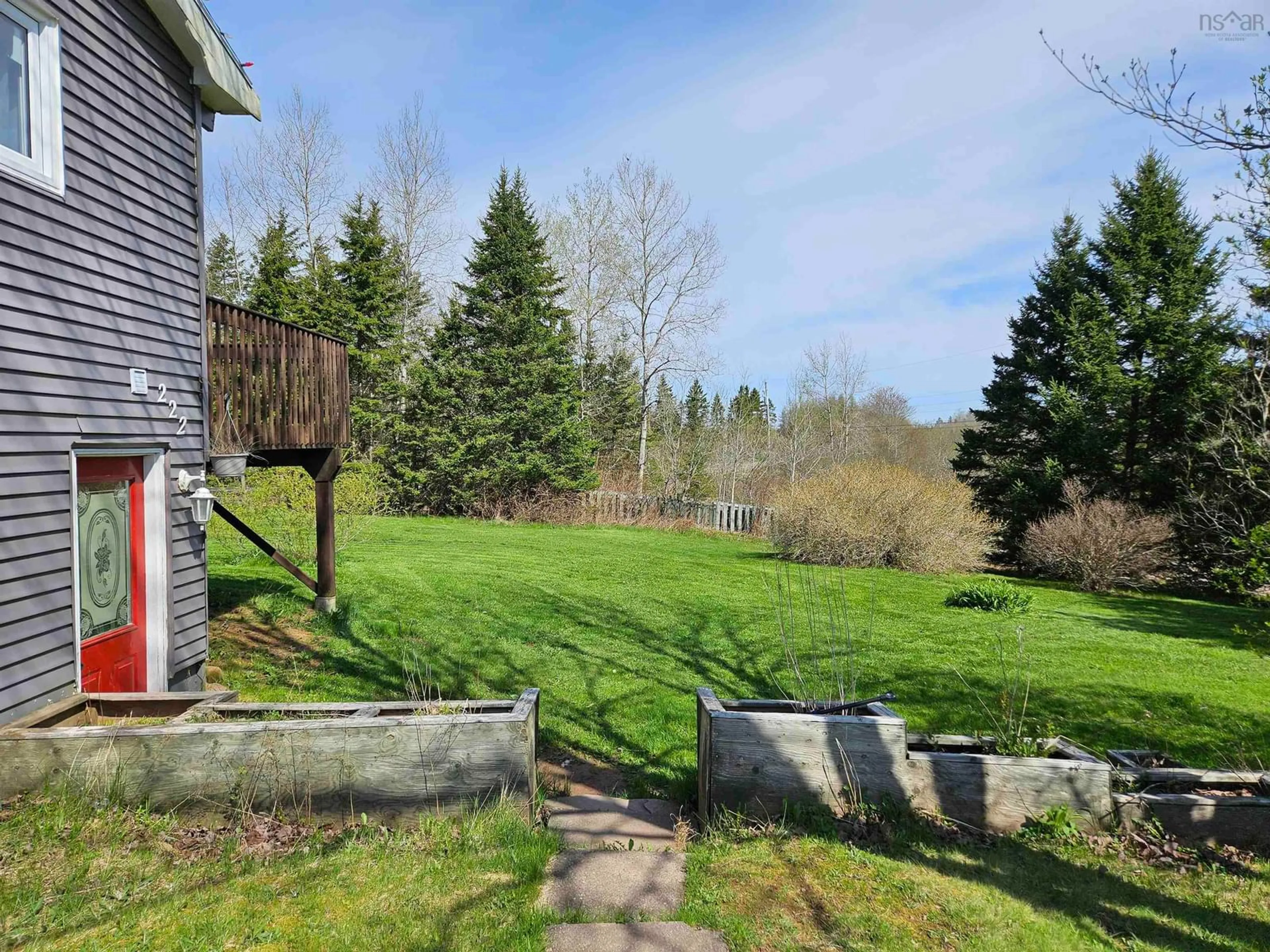 A pic from outside/outdoor area/front of a property/back of a property/a pic from drone, forest/trees view for 222 John Bell Rd, Brookfield Nova Scotia B0N 1C0