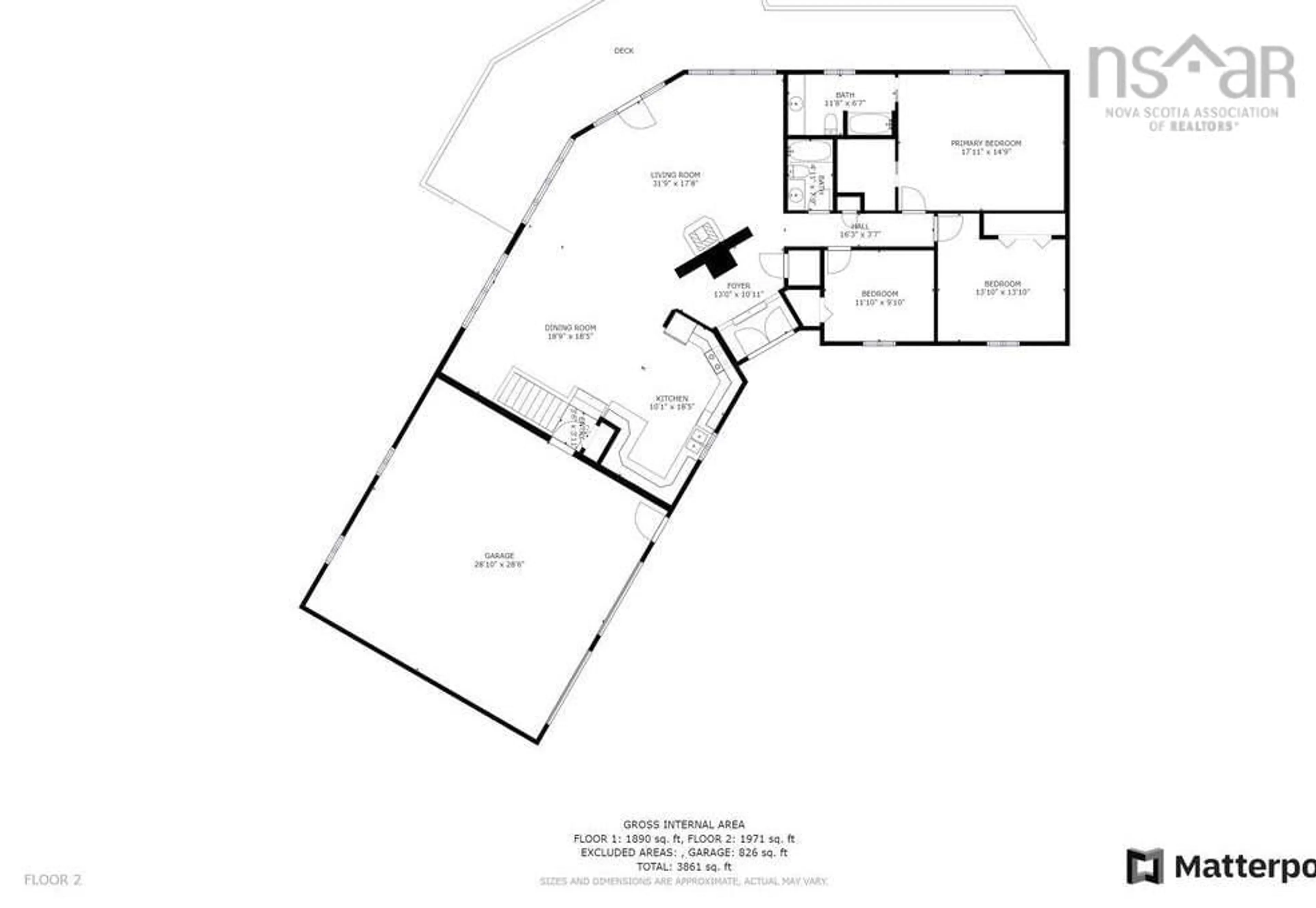 Floor plan for 1379 362 Hwy, Victoria Vale Nova Scotia B0S 1P0