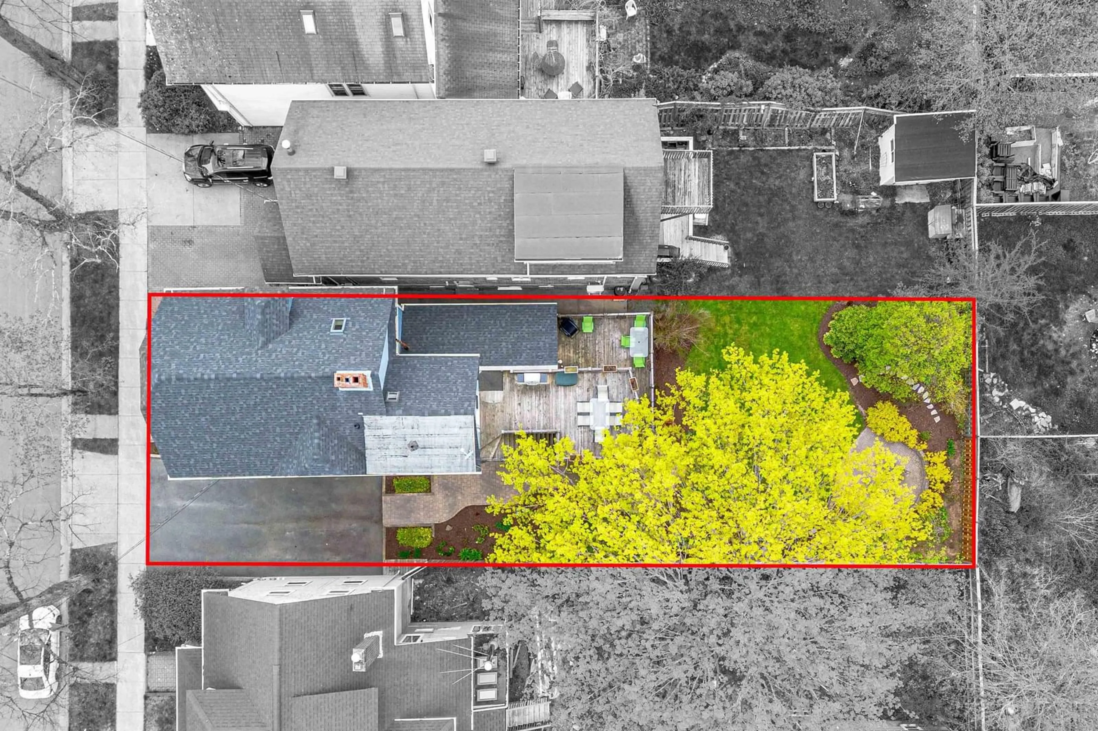 A pic from outside/outdoor area/front of a property/back of a property/a pic from drone, street for 6041 Cherry St #6039, Halifax Nova Scotia B3H 2K4