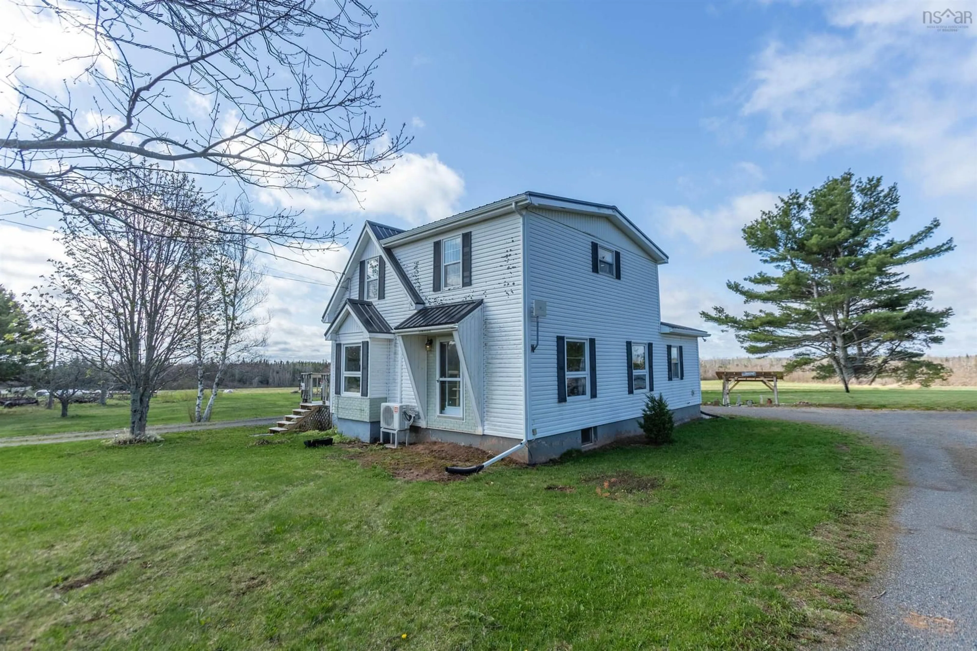 A pic from outside/outdoor area/front of a property/back of a property/a pic from drone, water/lake/river/ocean view for 11410 Hwy#6 Hwy, South Pugwash Nova Scotia B0K 1L0