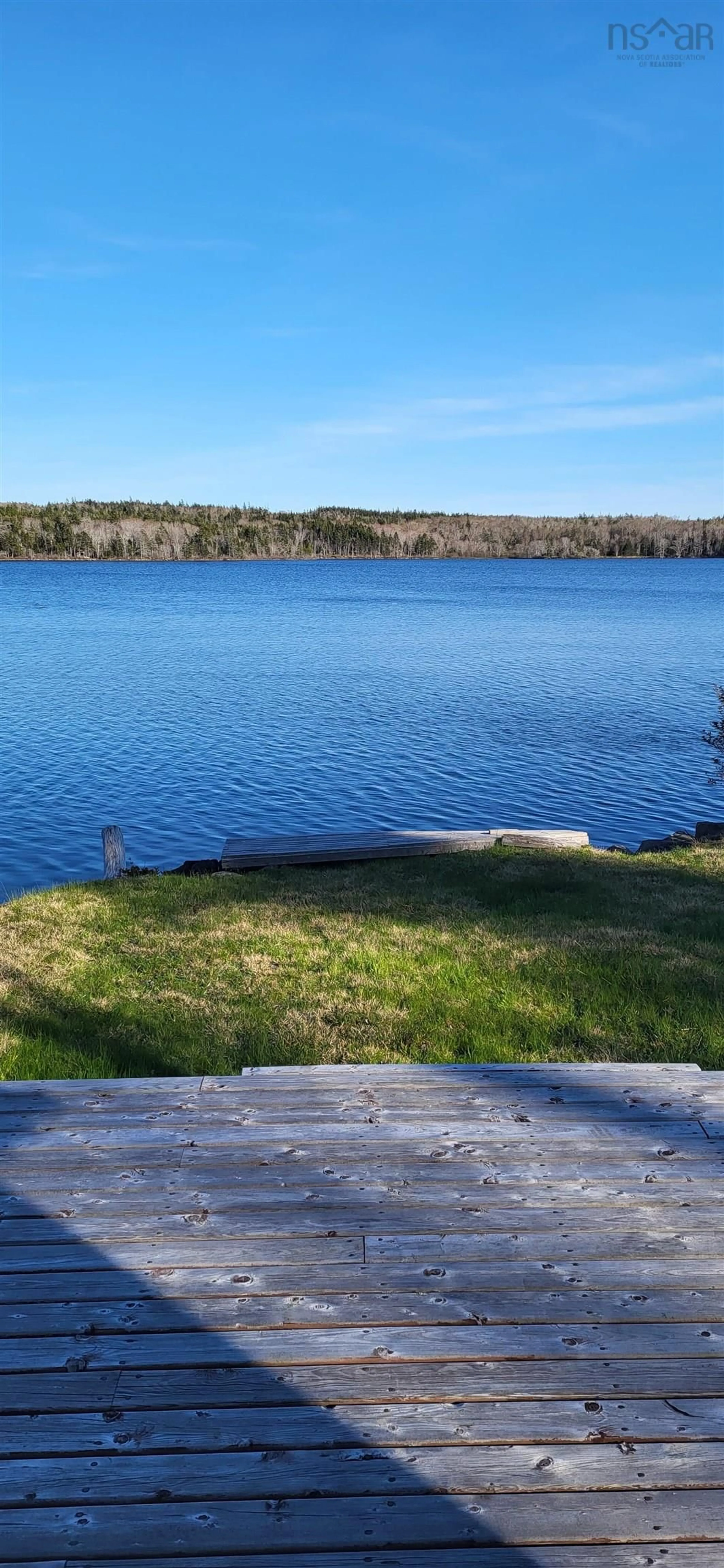 Patio, water/lake/river/ocean view for 252 Brushes Lane, Richmond Nova Scotia B5A 5S3