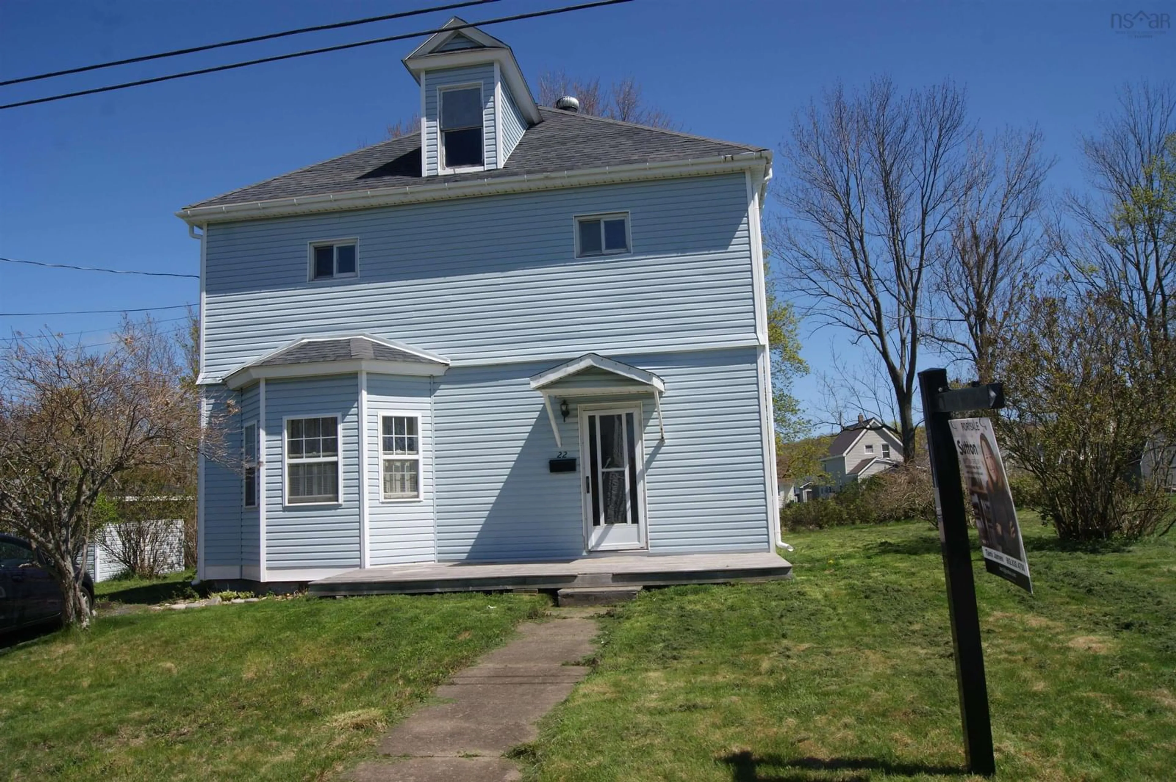 A pic from outside/outdoor area/front of a property/back of a property/a pic from drone, street for 22 Liberty Ave, New Glasgow Nova Scotia B2H 4C8