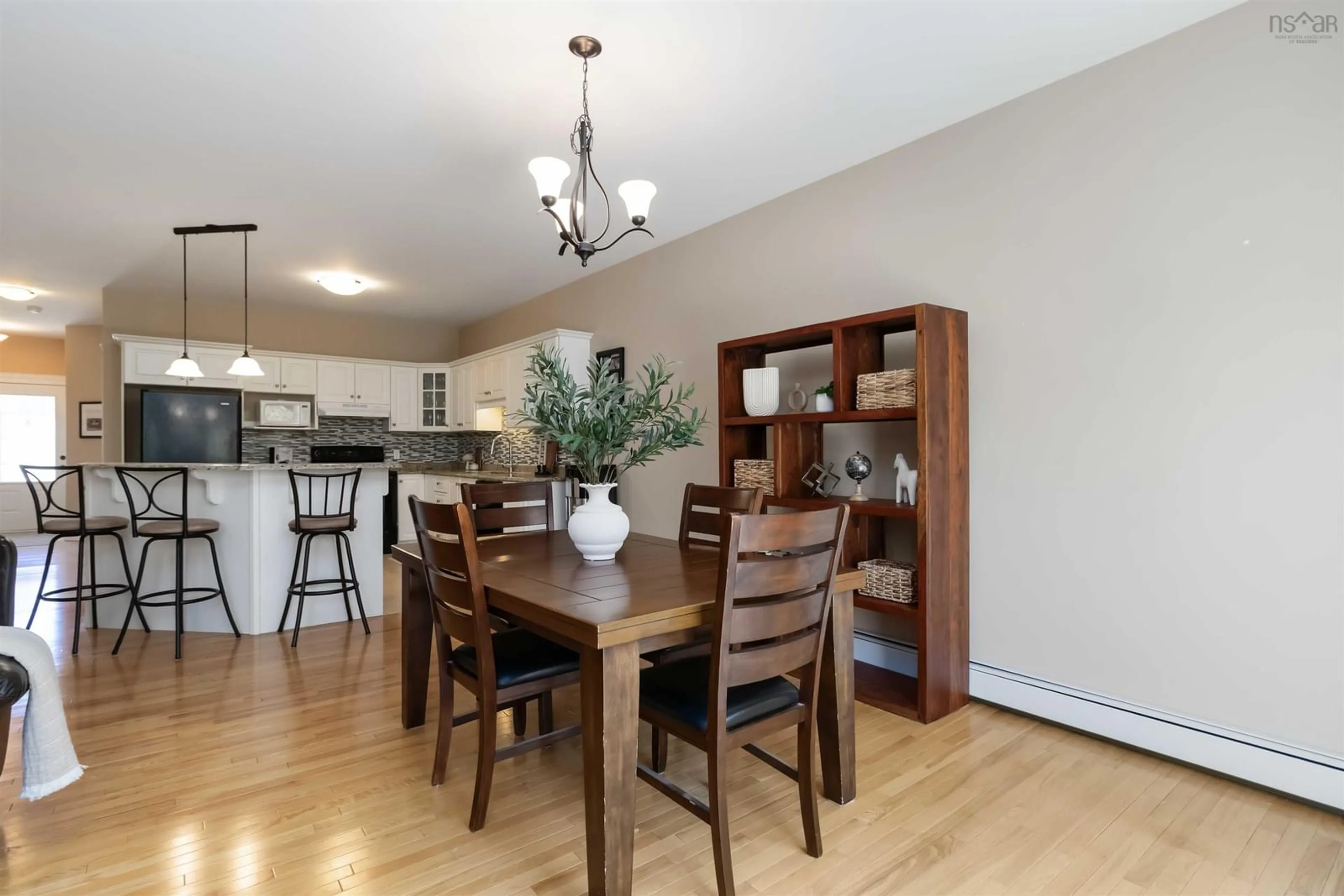 Dining room, wood/laminate floor for 12 Kirkwood Crt, Bedford Nova Scotia B4A 0A8