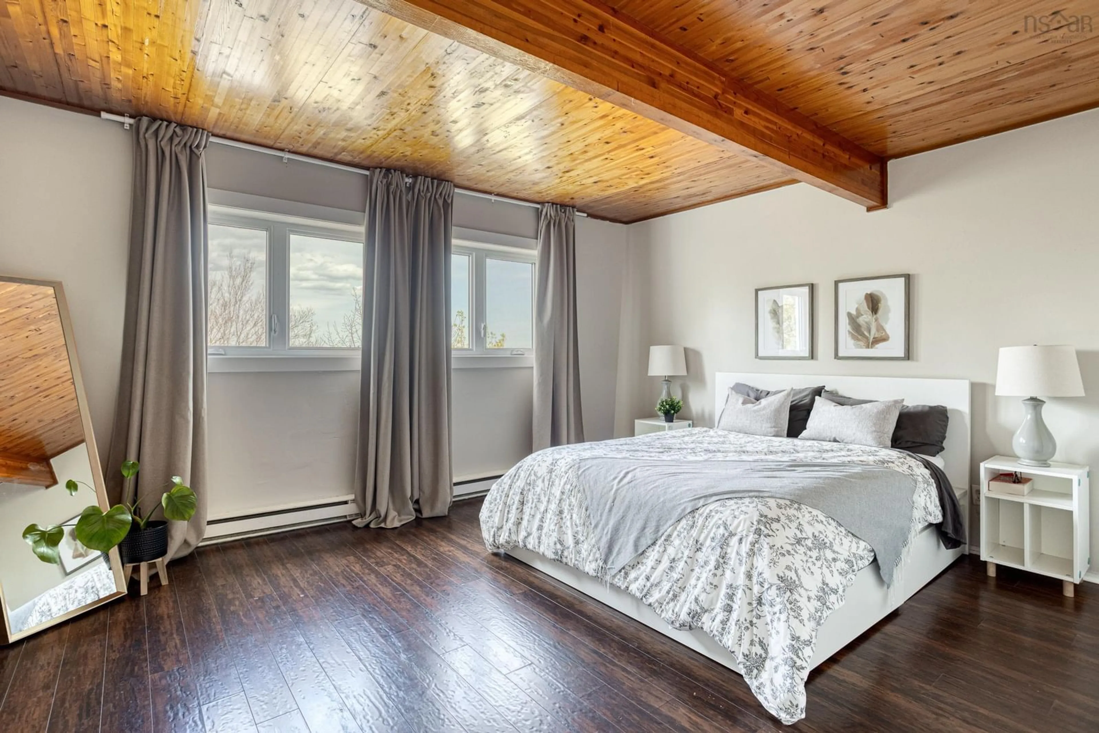 Bedroom with bed, wood/laminate floor for 119 Ridge Valley Rd, Halifax Nova Scotia B3P 2K1