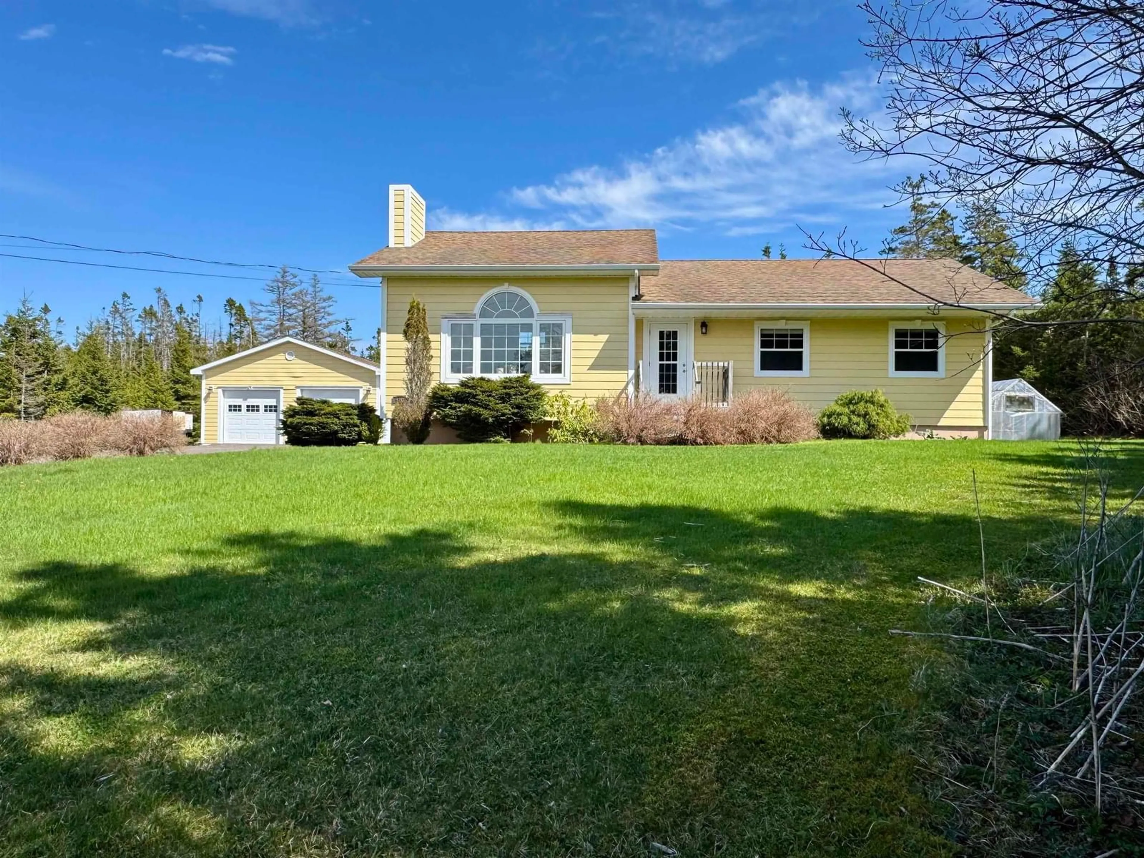 A pic from outside/outdoor area/front of a property/back of a property/a pic from drone, water/lake/river/ocean view for 5105 Highway 320, Arichat Nova Scotia B0E 1A0