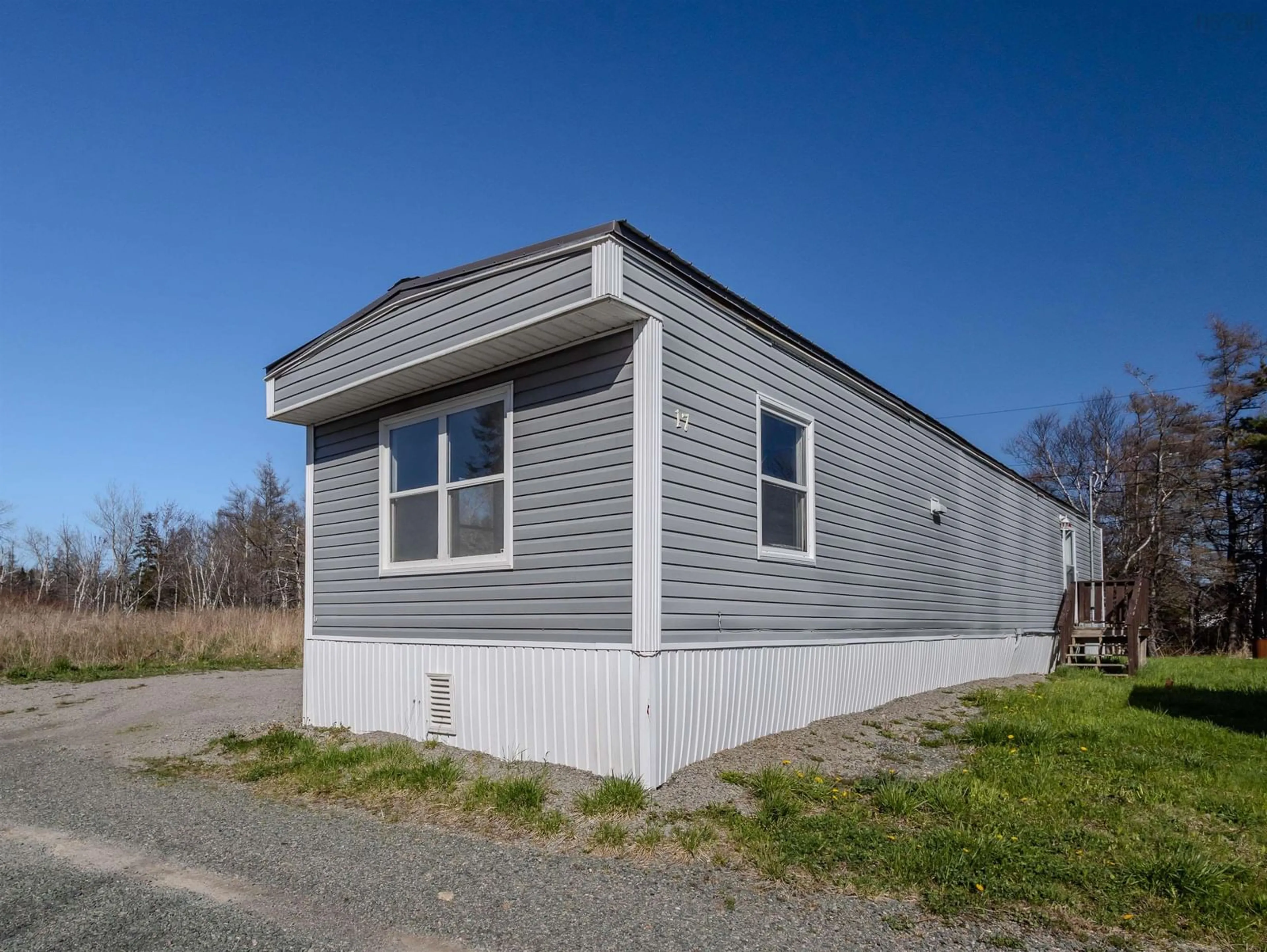 Home with vinyl exterior material, building for 17 Glenesk Trailer Park Rd, Reserve Mines Nova Scotia B1E 1B8