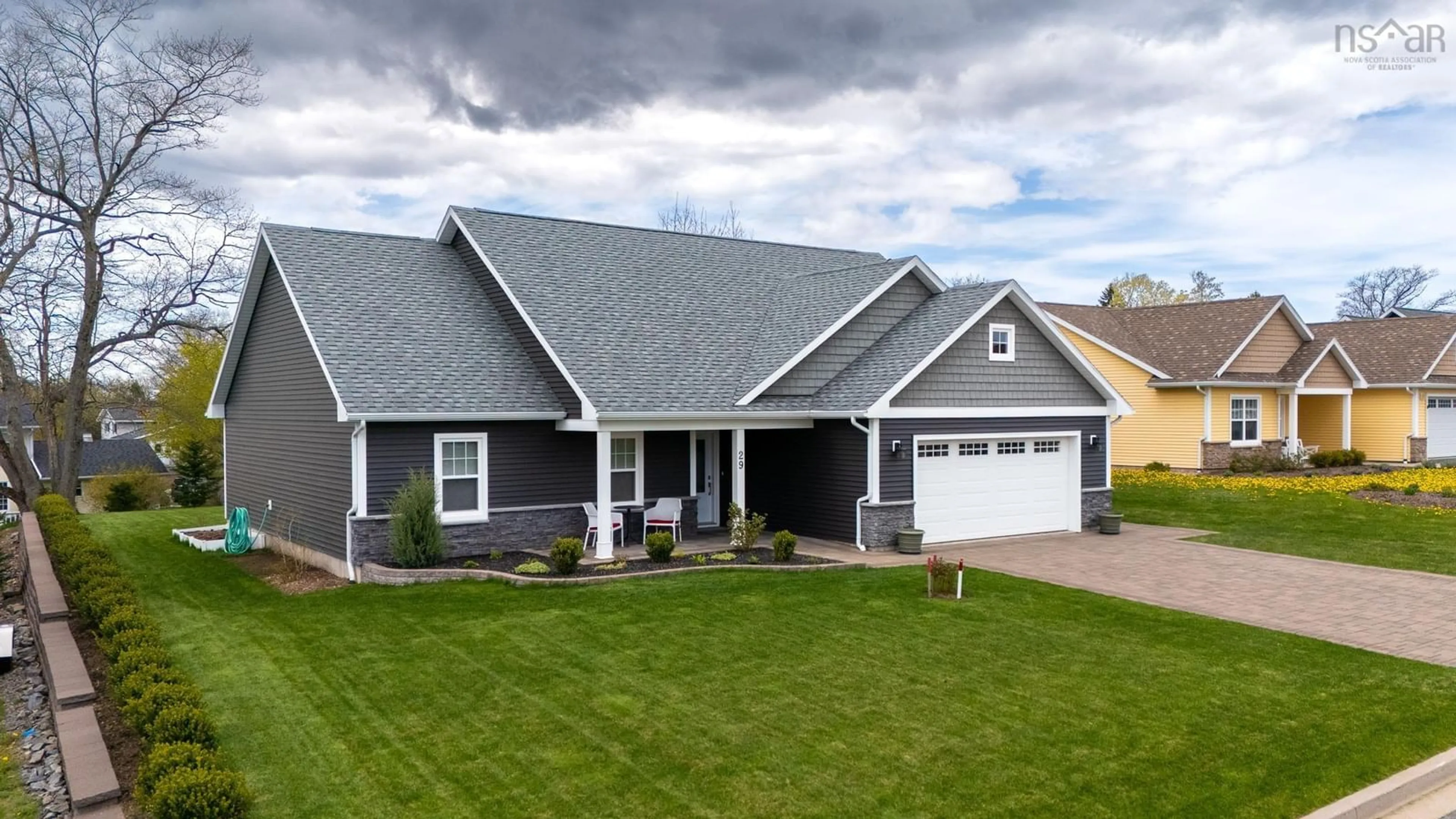 Home with vinyl exterior material, street for 29 Fox Hollow Dr, Kentville Nova Scotia B4N 5R2