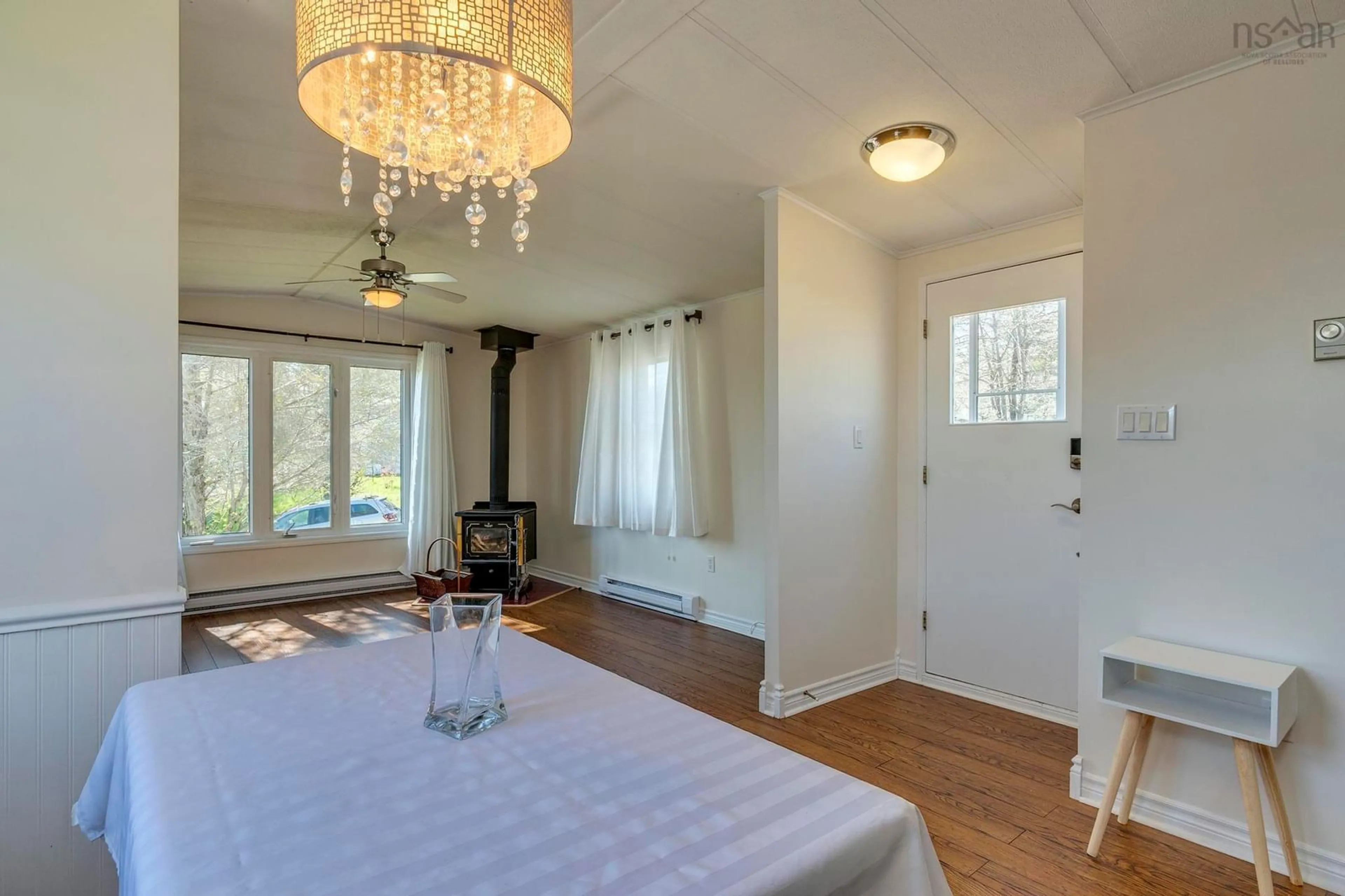 Dining room, wood/laminate floor for 7 Boutililer Dr, Sackville Nova Scotia B4E 2Y1