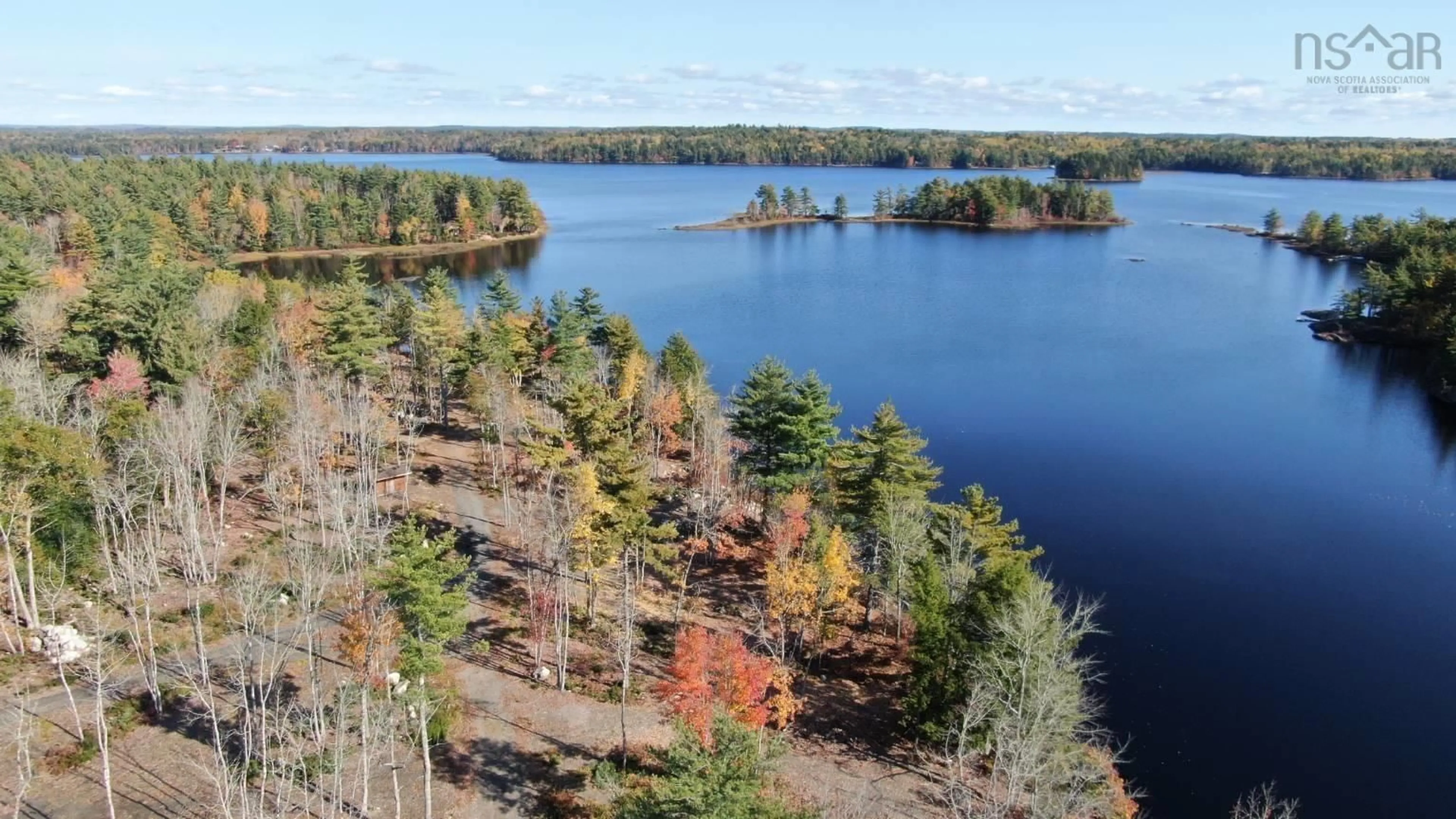 A pic from outside/outdoor area/front of a property/back of a property/a pic from drone, water/lake/river/ocean view for No 8 Highway #Lot 3, South Brookfield Nova Scotia B0T 1X0