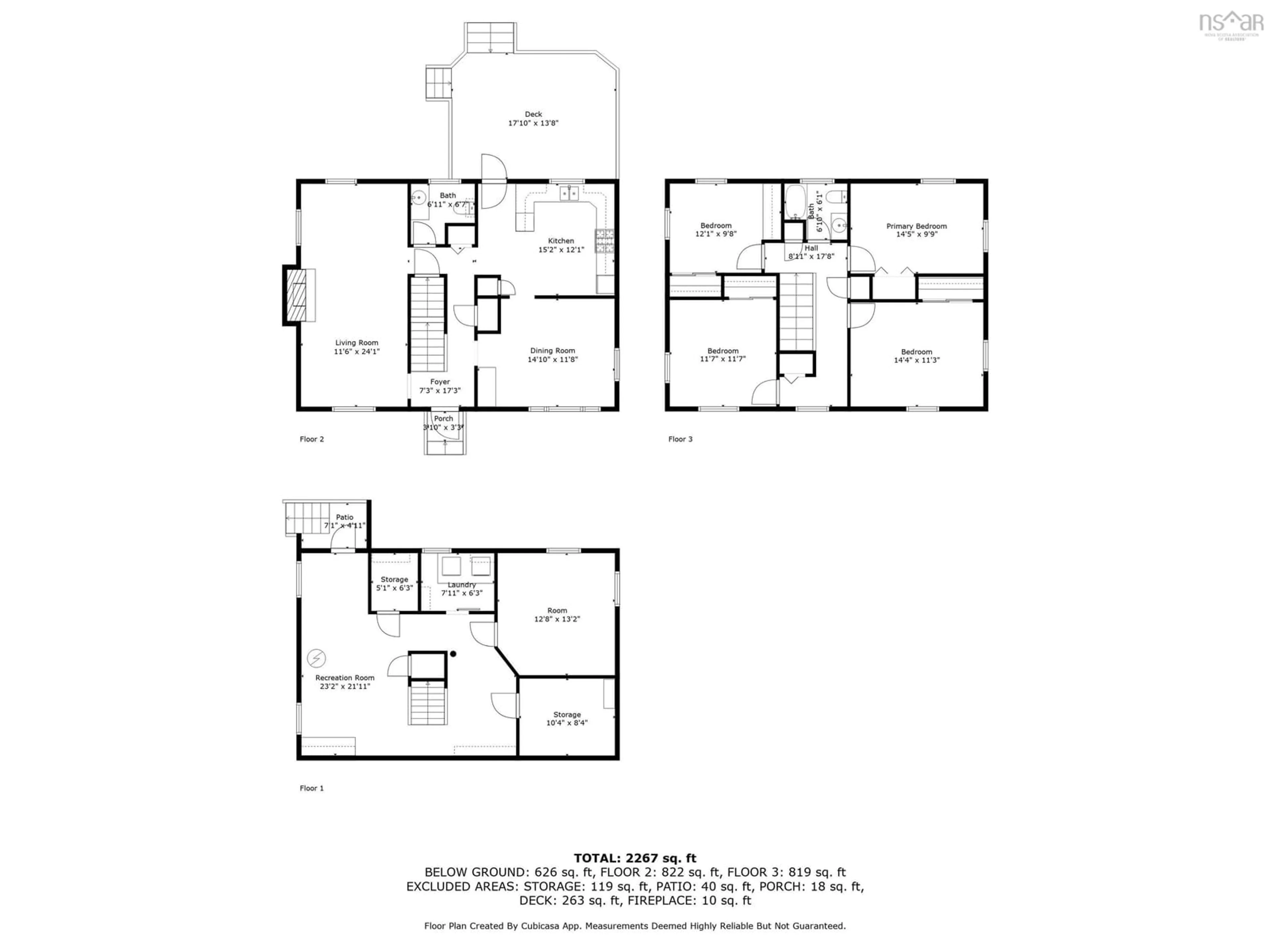 Floor plan for 813 Upper Branch Rd, Auburndale Nova Scotia B4V 3M5