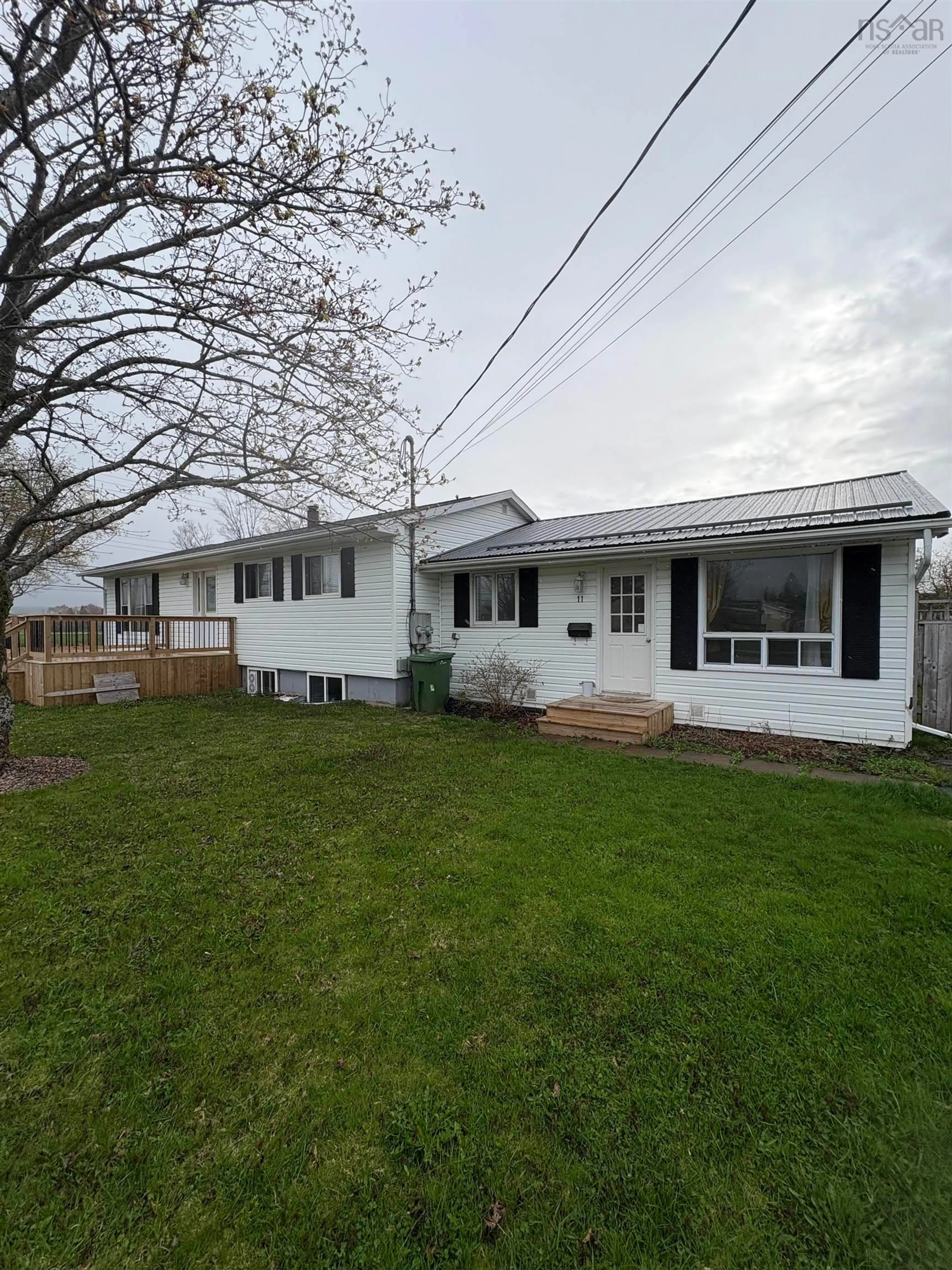 Home with vinyl exterior material, street for 603 College Rd, Bible Hill Nova Scotia B2N 2R1