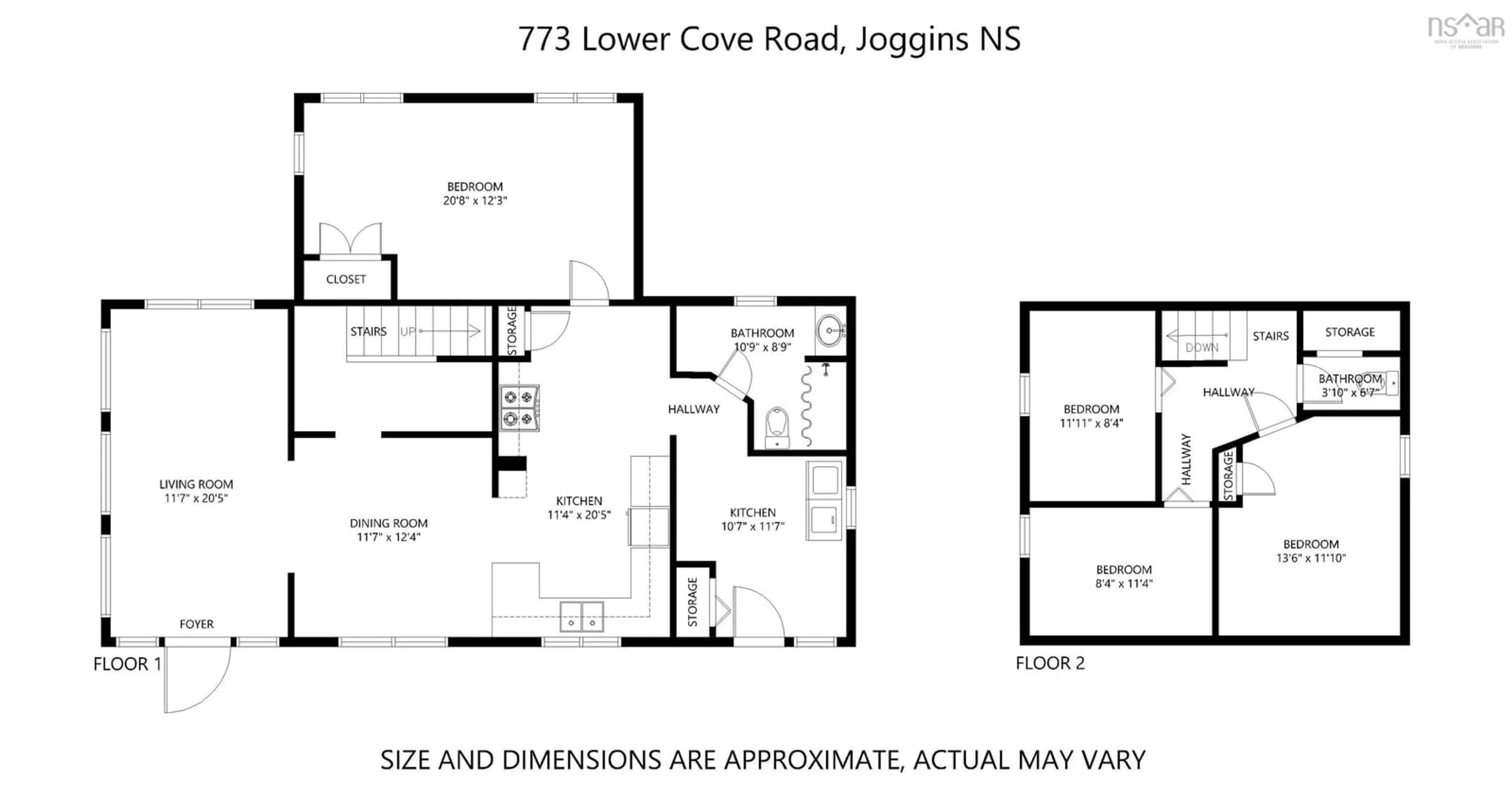 Floor plan for 773 Lower Cove Rd, Lower Cove Nova Scotia B0L 1A0