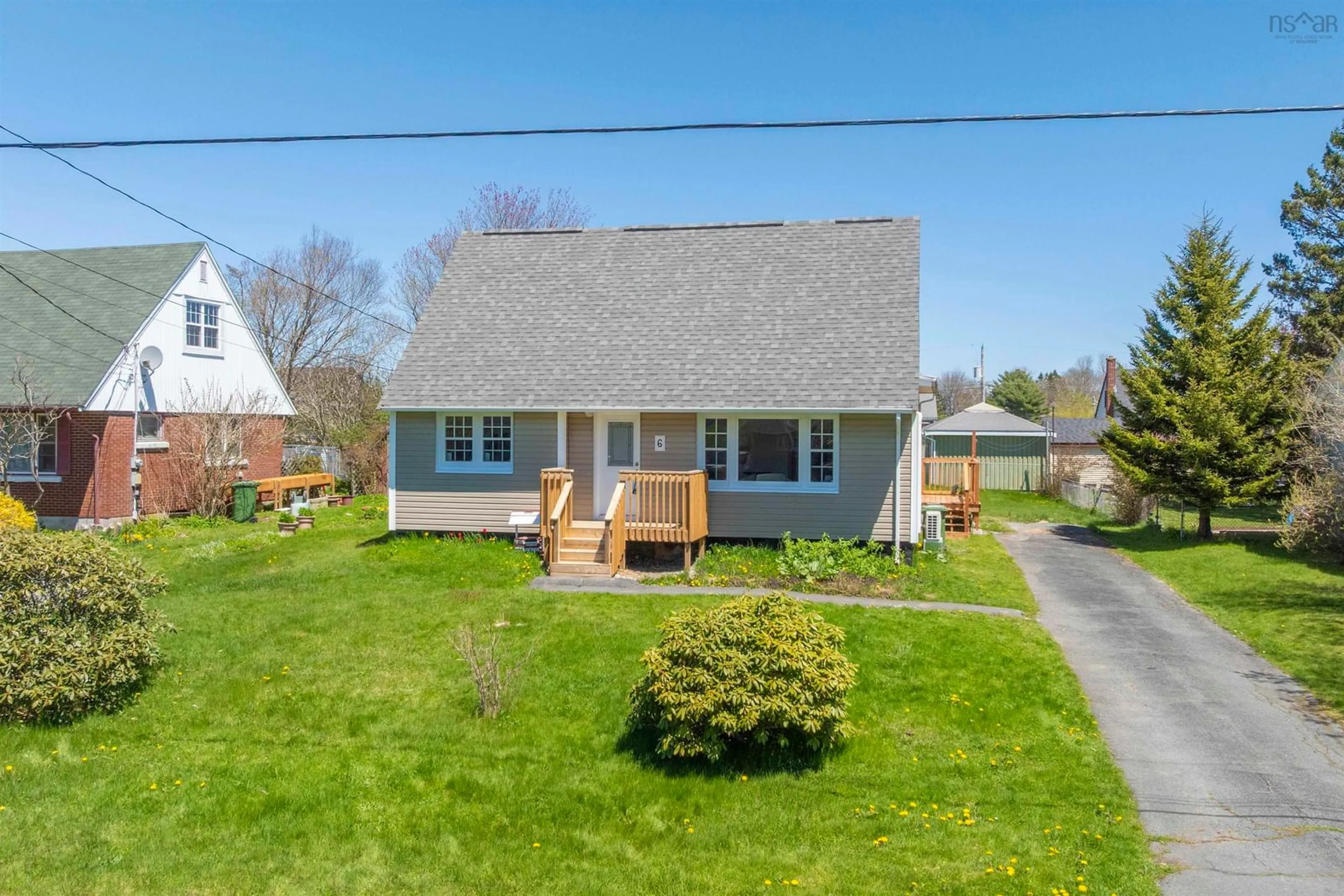 A pic from outside/outdoor area/front of a property/back of a property/a pic from drone, street for 6 Birchfield Cres, Spryfield Nova Scotia B3R 2E7