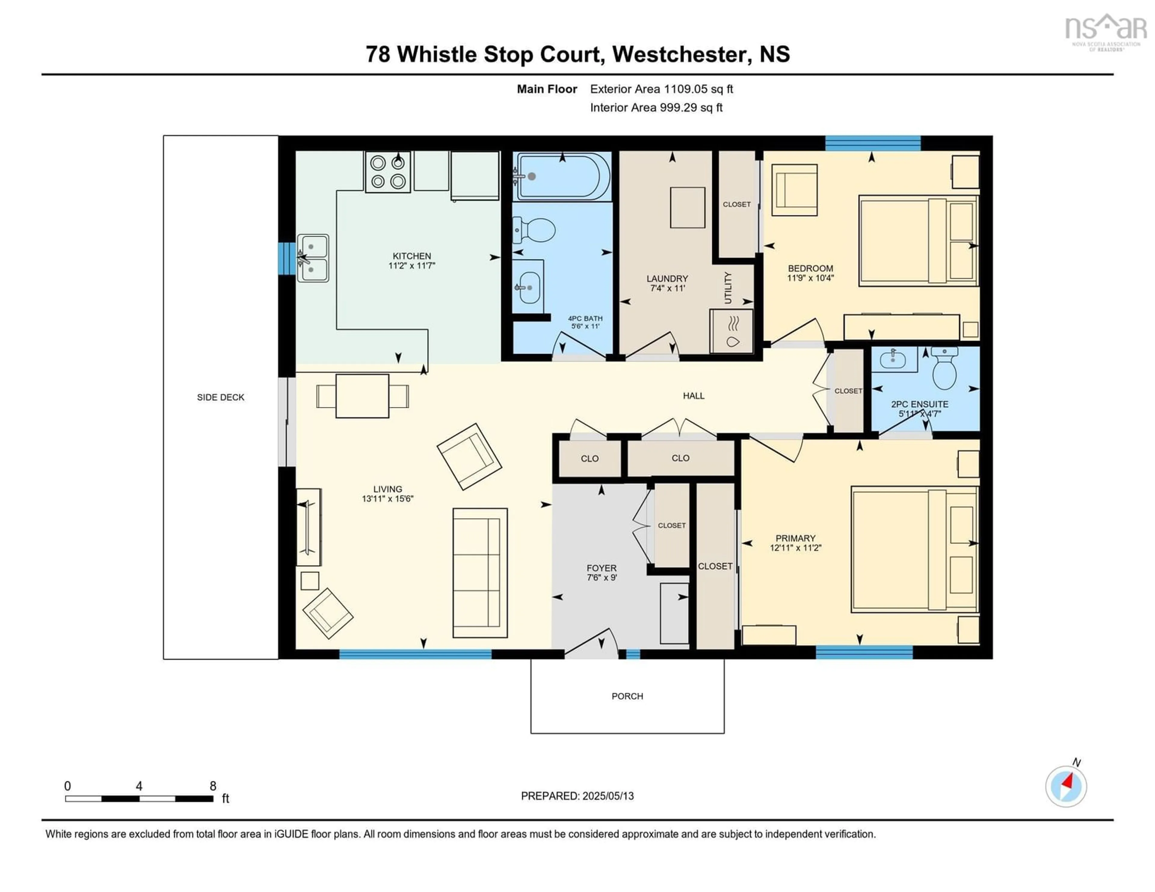 Floor plan for 78 Whistle Stop Crt, Westchester Nova Scotia B0M 2A0