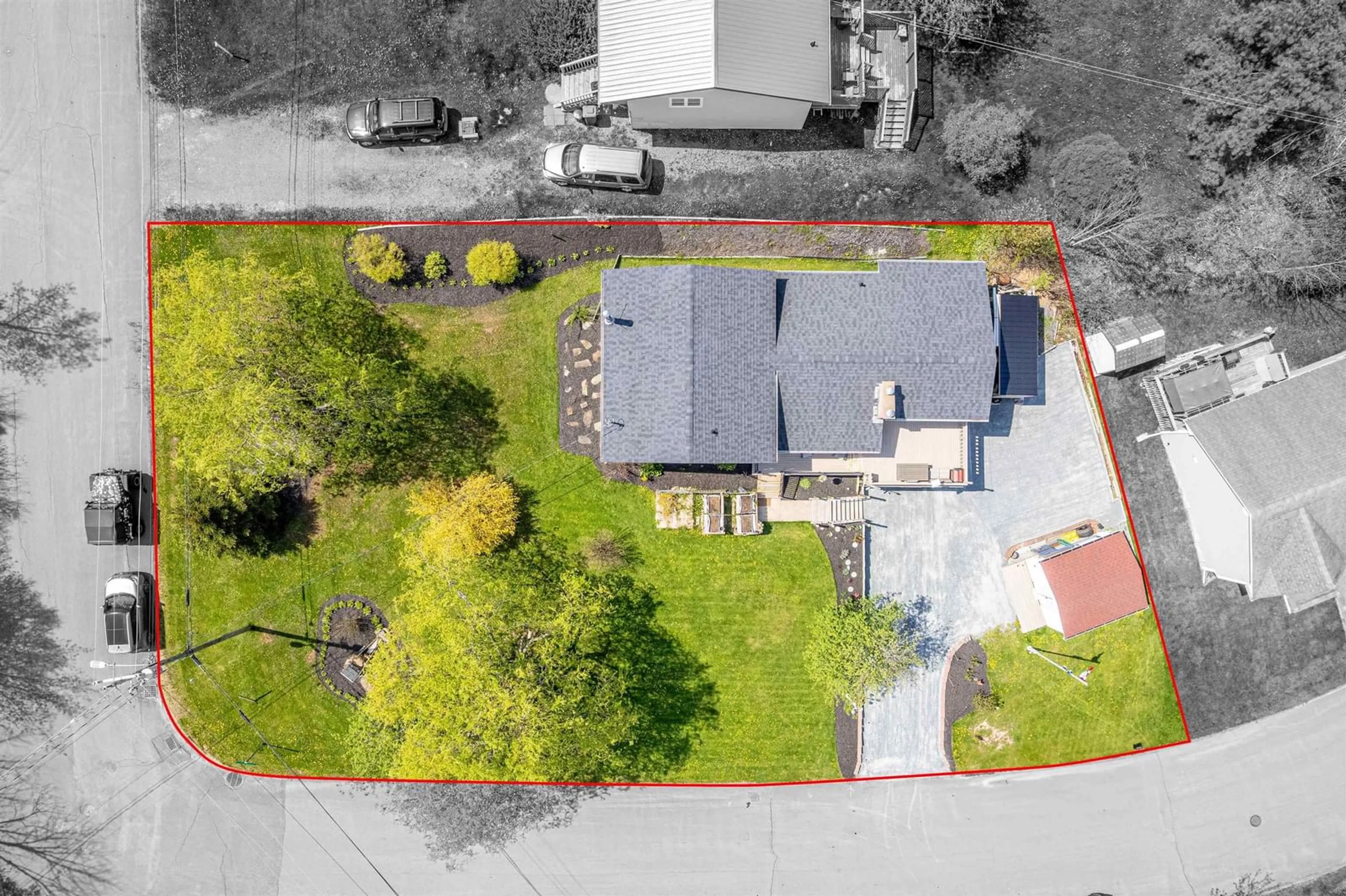 A pic from outside/outdoor area/front of a property/back of a property/a pic from drone, street for 110 Pennington Dr, Beaver Bank Nova Scotia B4G 1C1