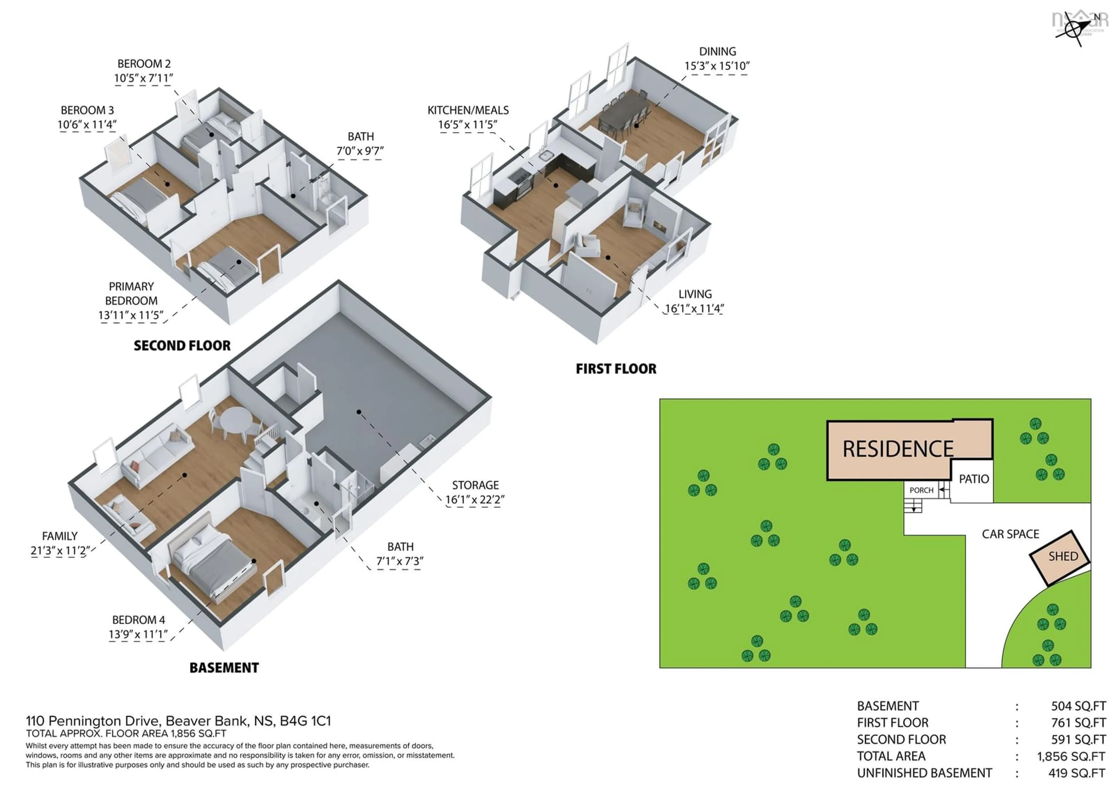 Floor plan for 110 Pennington Dr, Beaver Bank Nova Scotia B4G 1C1