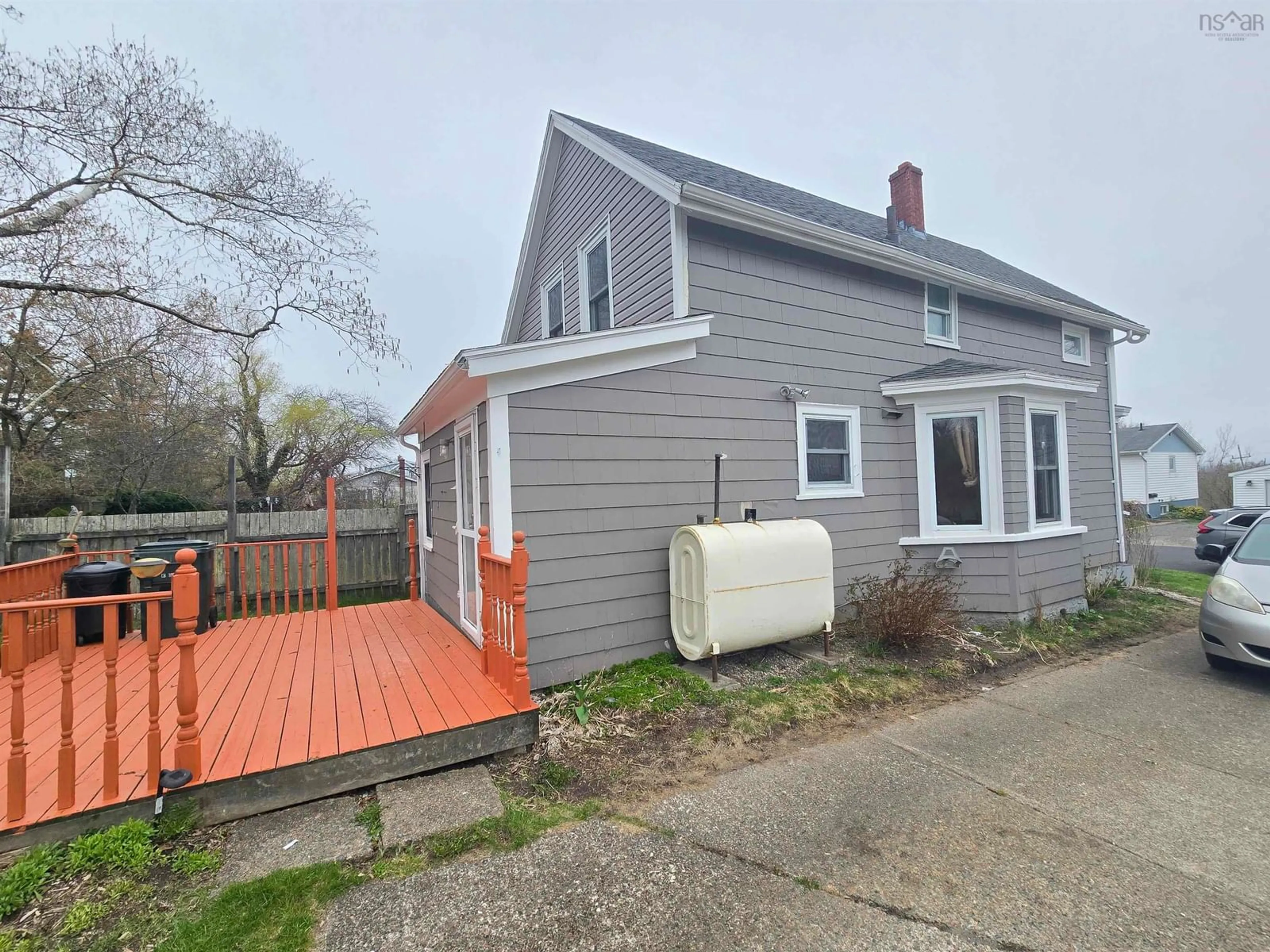 A pic from outside/outdoor area/front of a property/back of a property/a pic from drone, street for 4 Ash St, Sydney Nova Scotia B1P 3B9