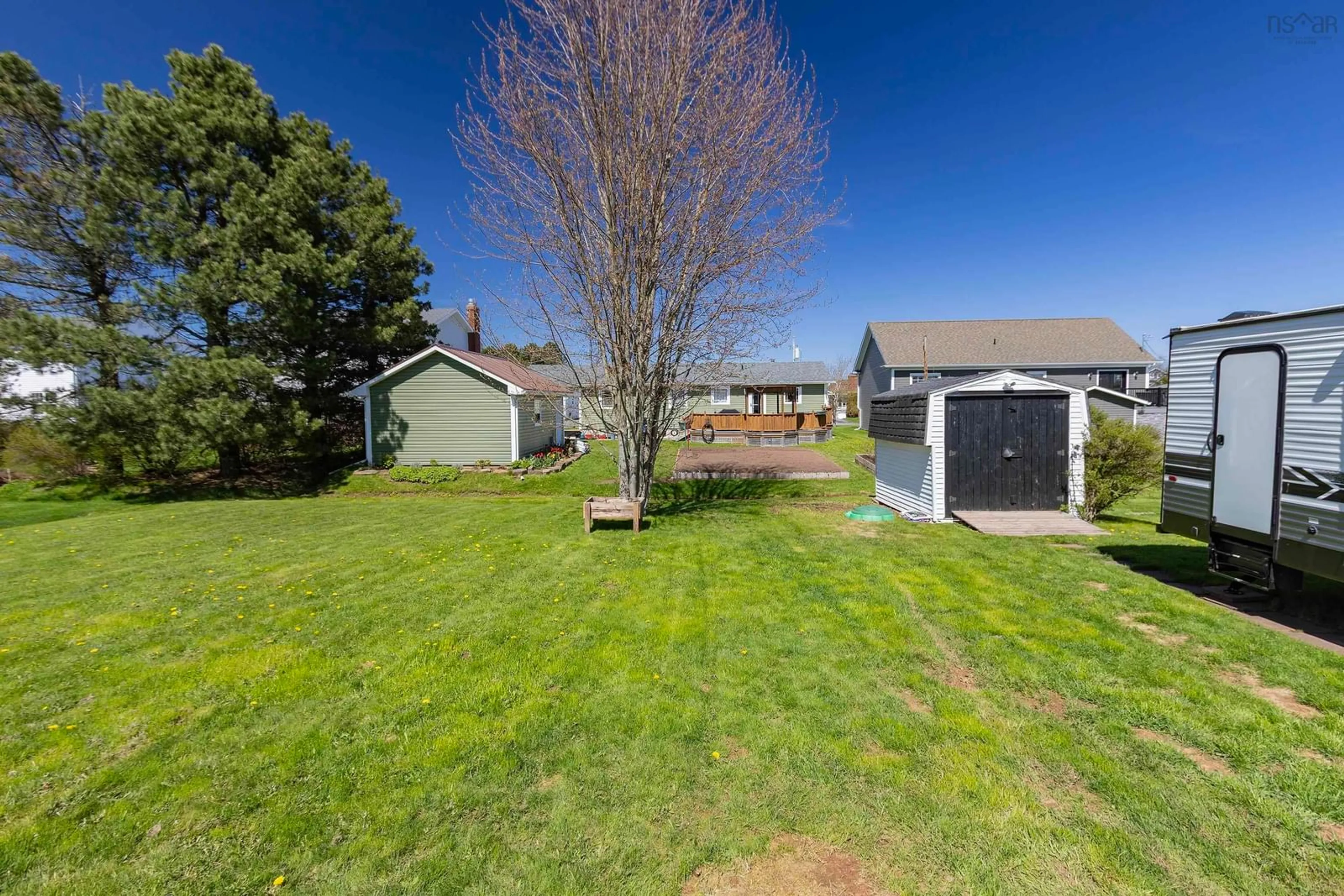 A pic from outside/outdoor area/front of a property/back of a property/a pic from drone, street for 8 Coates St, Amherst Nova Scotia B4H 4J9