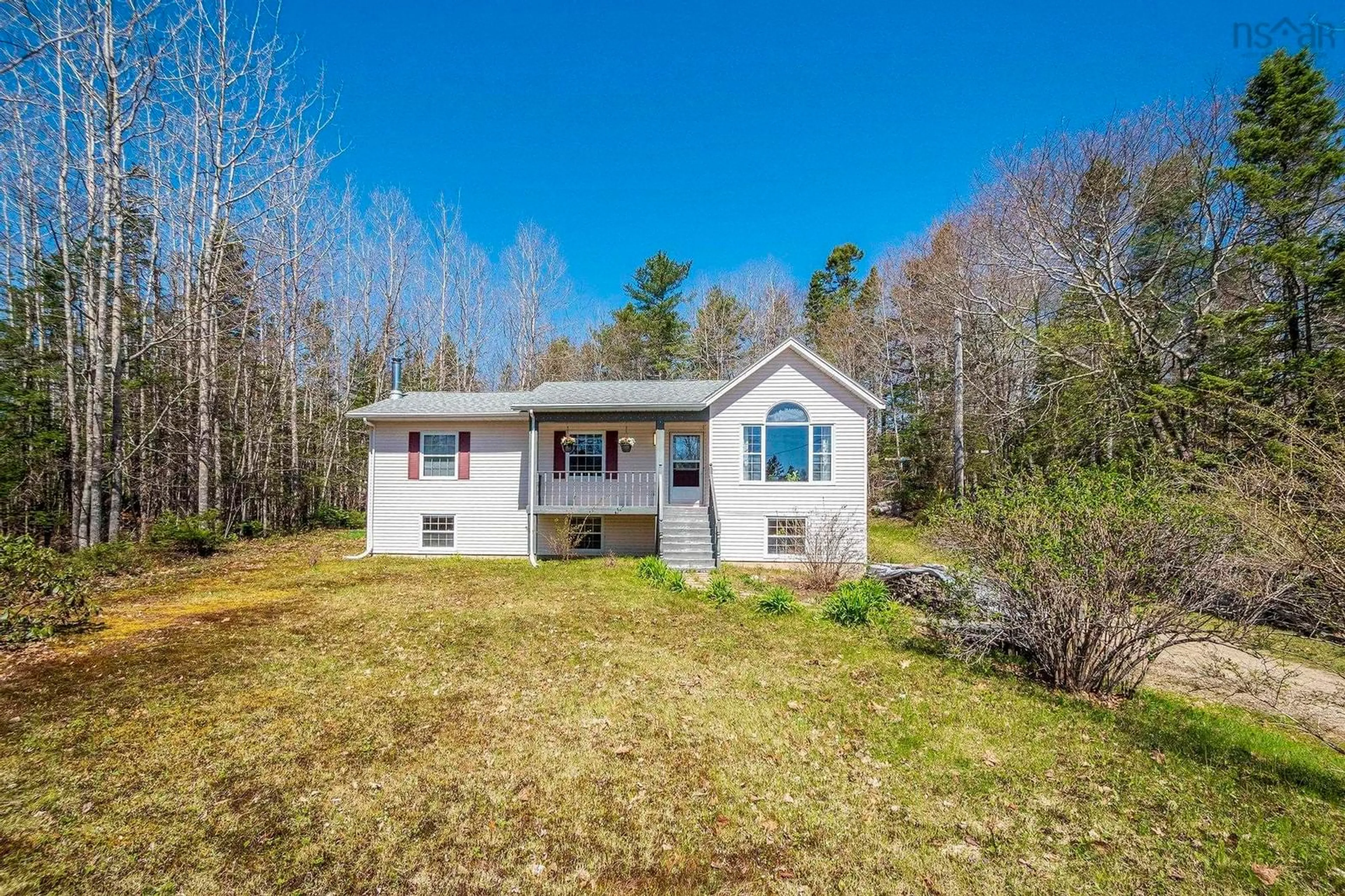 A pic from outside/outdoor area/front of a property/back of a property/a pic from drone, water/lake/river/ocean view for 1214 Highway 3 Hwy, Simms Settlement Nova Scotia B0J 1T0