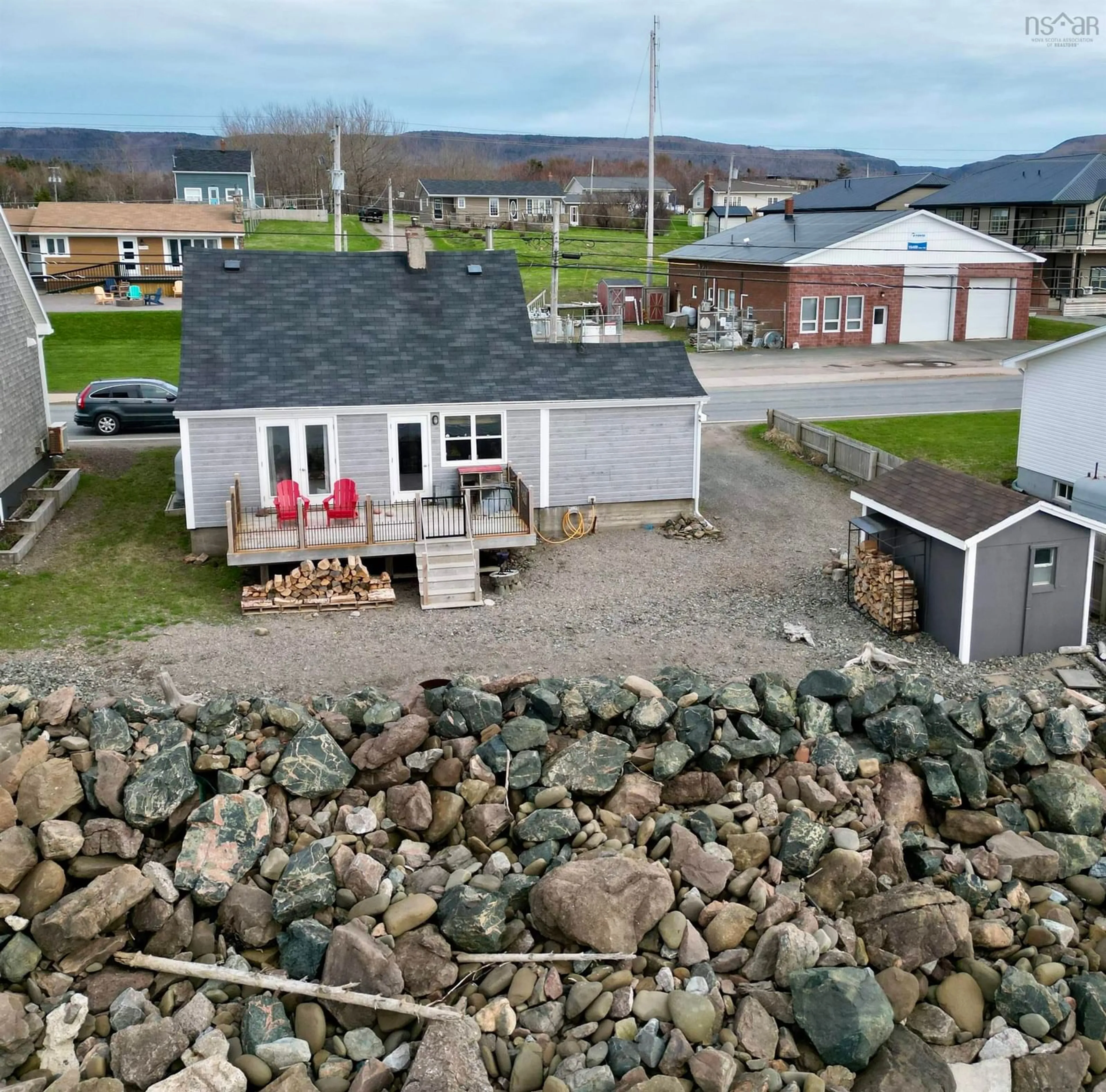 A pic from outside/outdoor area/front of a property/back of a property/a pic from drone, unknown for 15491 Cabot Trail Rd, Chéticamp Nova Scotia B0E 1H0