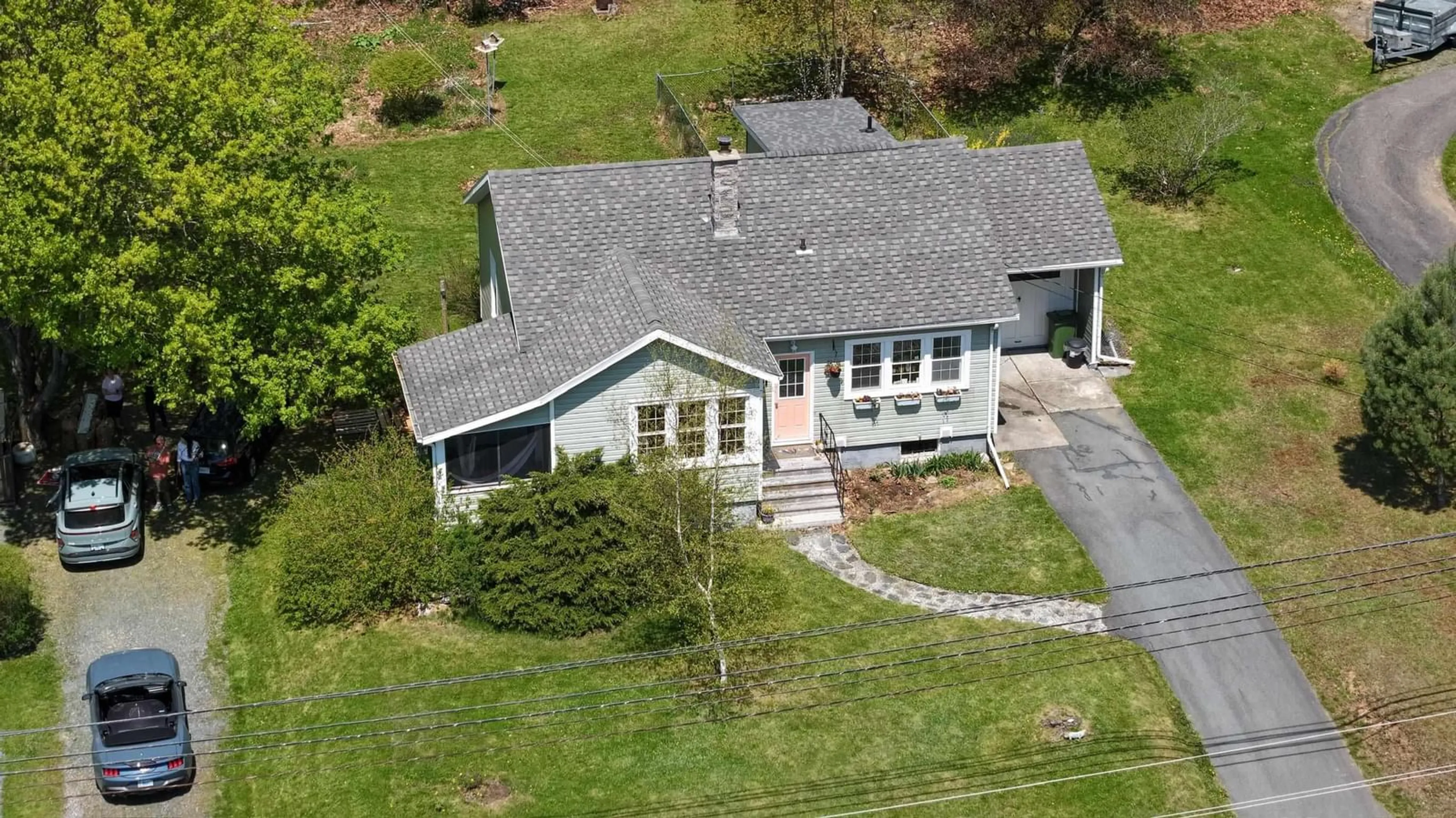 A pic from outside/outdoor area/front of a property/back of a property/a pic from drone, unknown for 297 Aberdeen Road, Bridgewater Nova Scotia B4V 2T3
