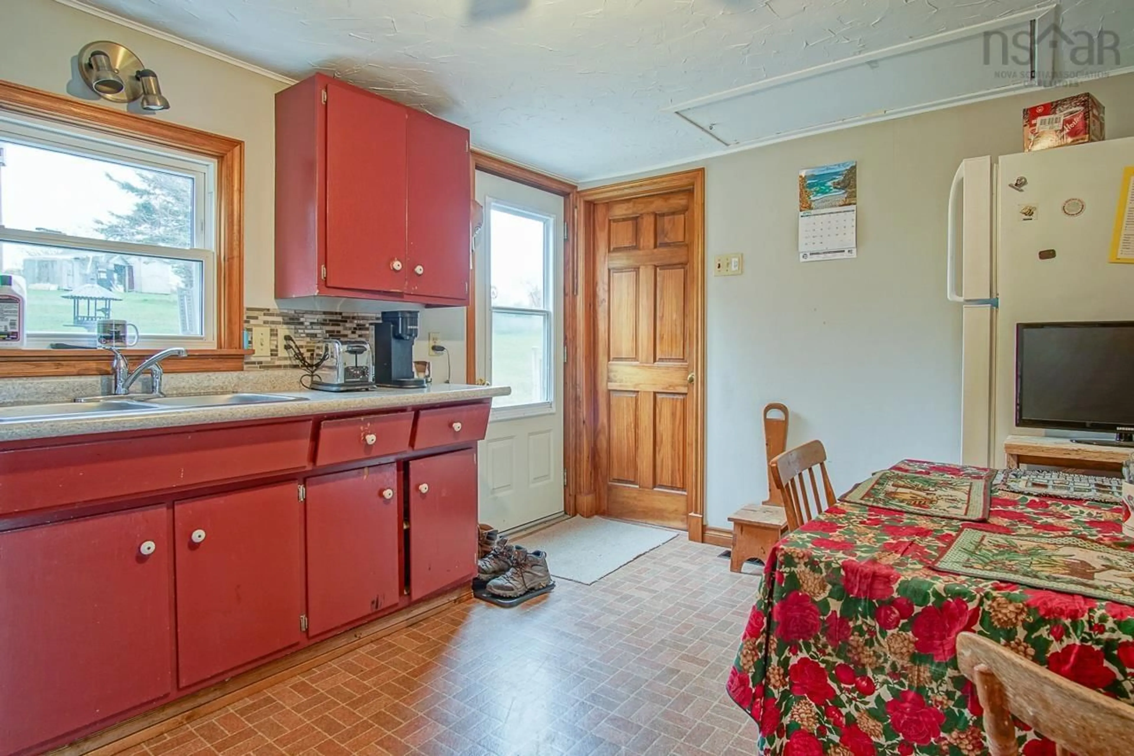 Standard kitchen, ceramic/tile floor for 22 Pent Rd, Harbourville Nova Scotia B0P 1E0