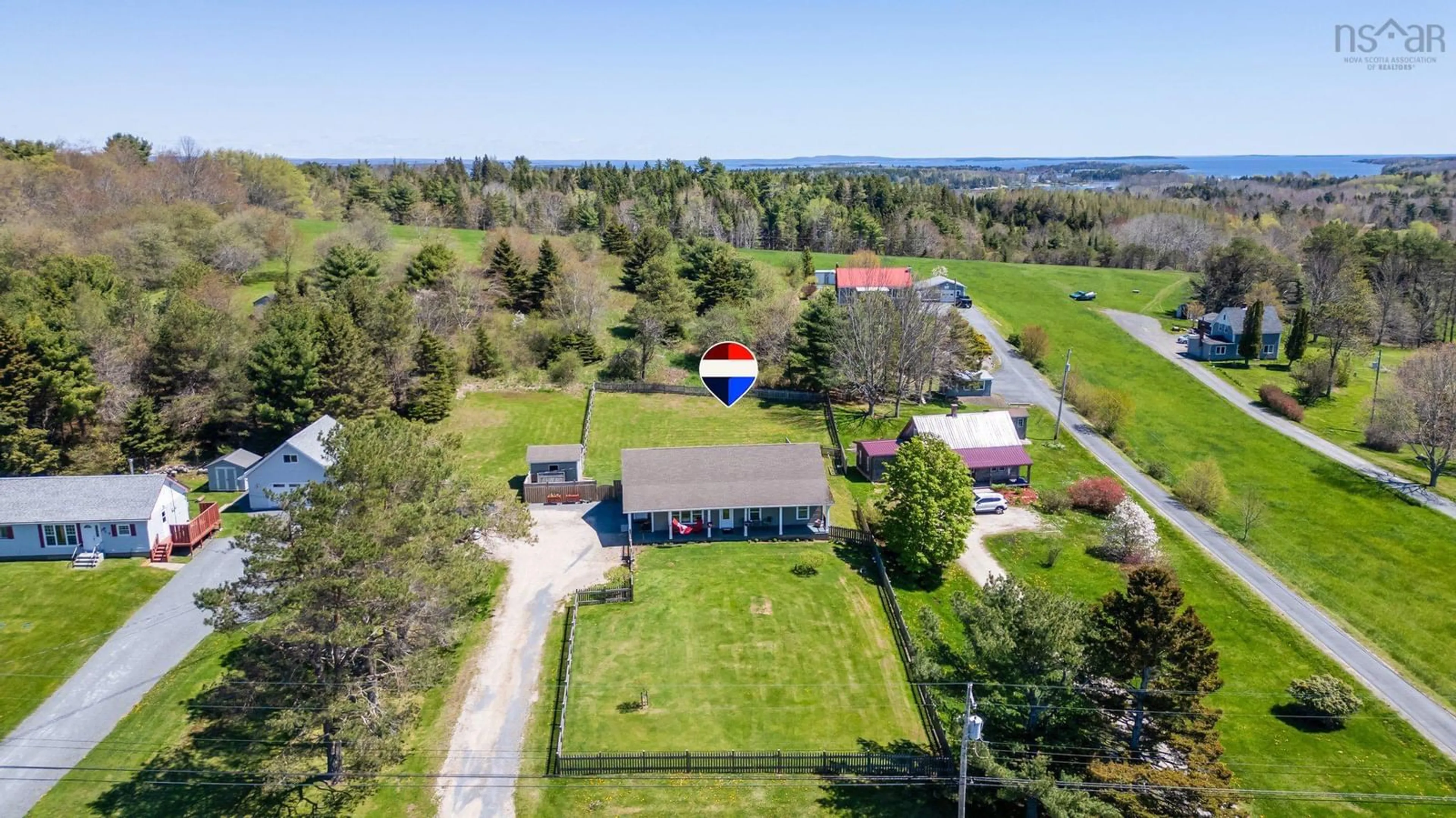 A pic from outside/outdoor area/front of a property/back of a property/a pic from drone, unknown for 750 Northwest Rd, Northwest Nova Scotia B0J 2C0