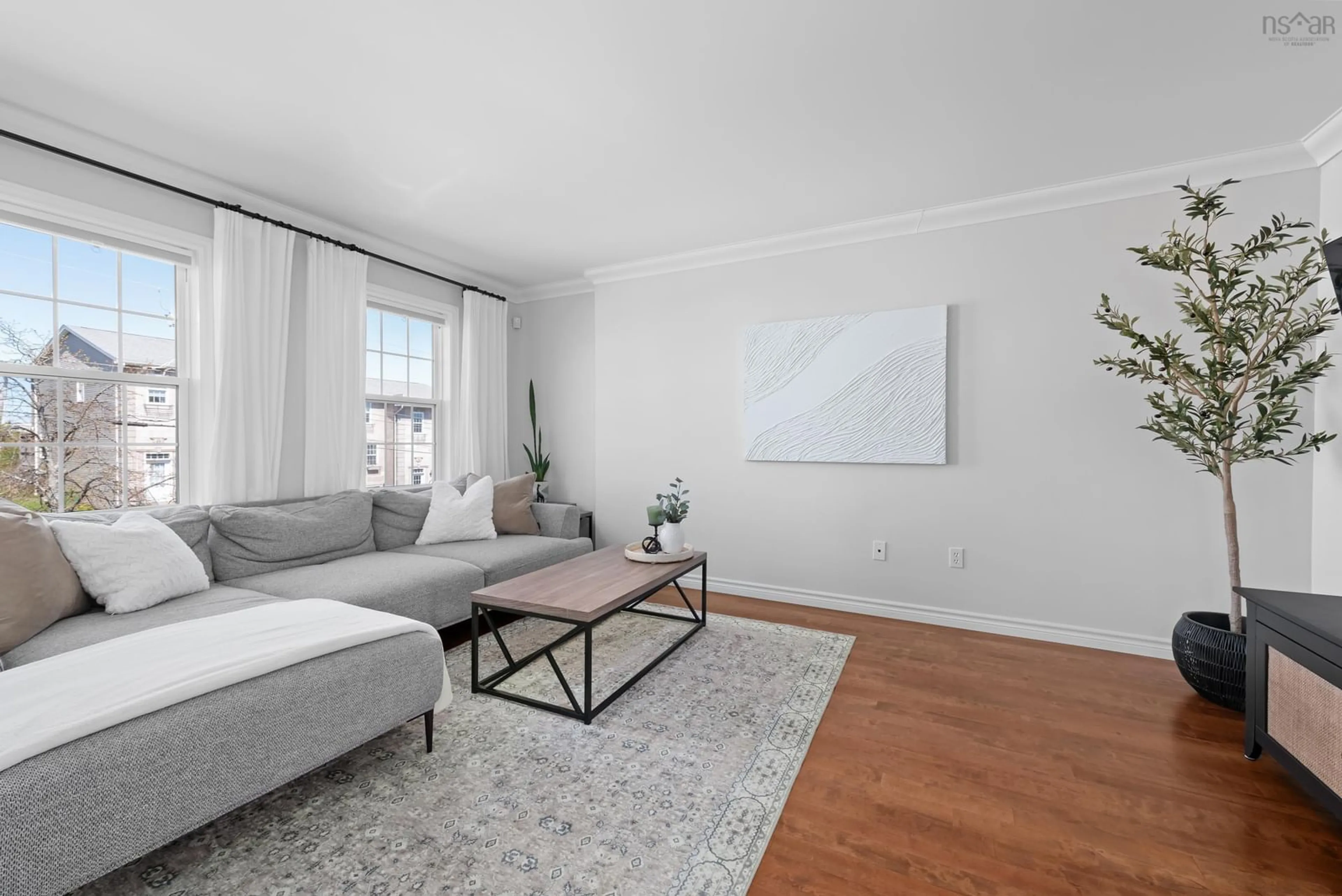 Living room with furniture, unknown for 18 Brigadier Crt, Halifax Nova Scotia B3M 4Y5