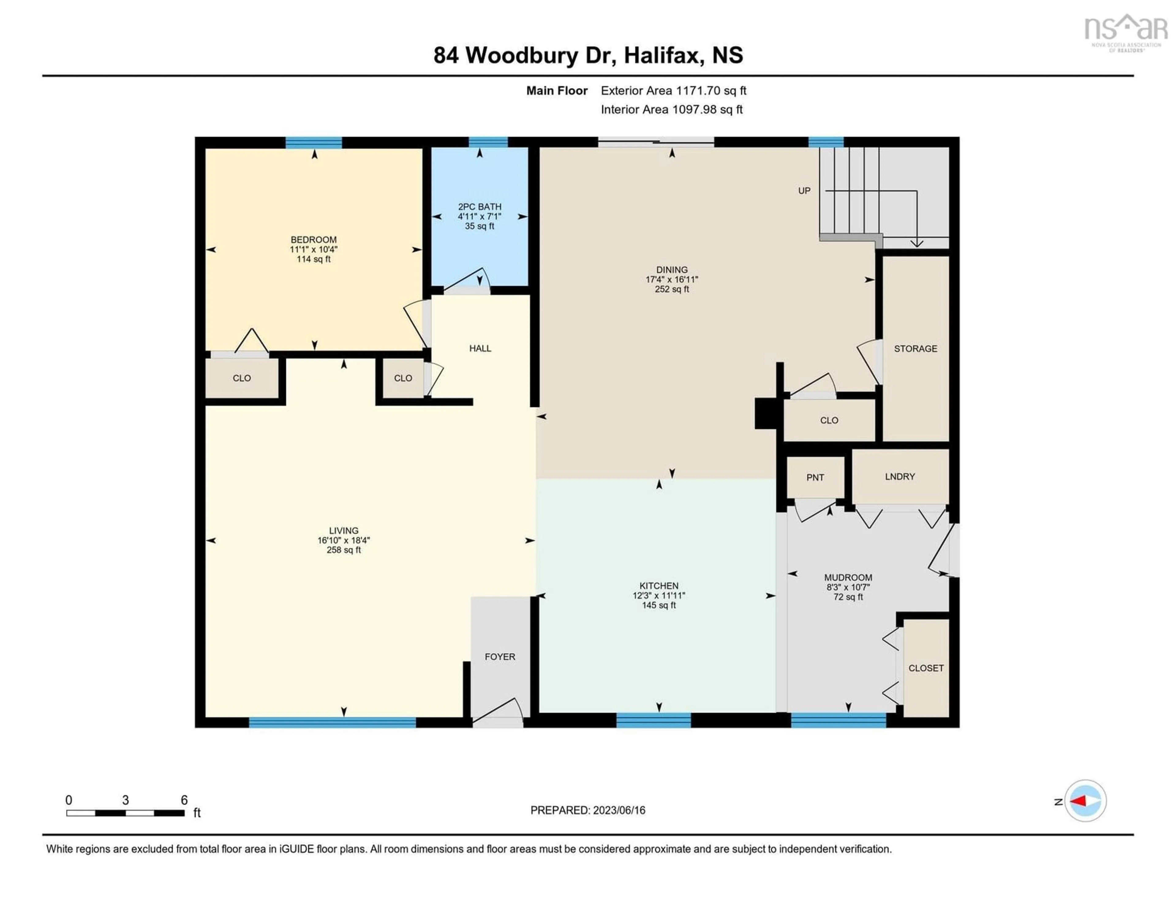 Floor plan for 84/86 Woodbury Dr, Halifax Nova Scotia B3M 1Z5