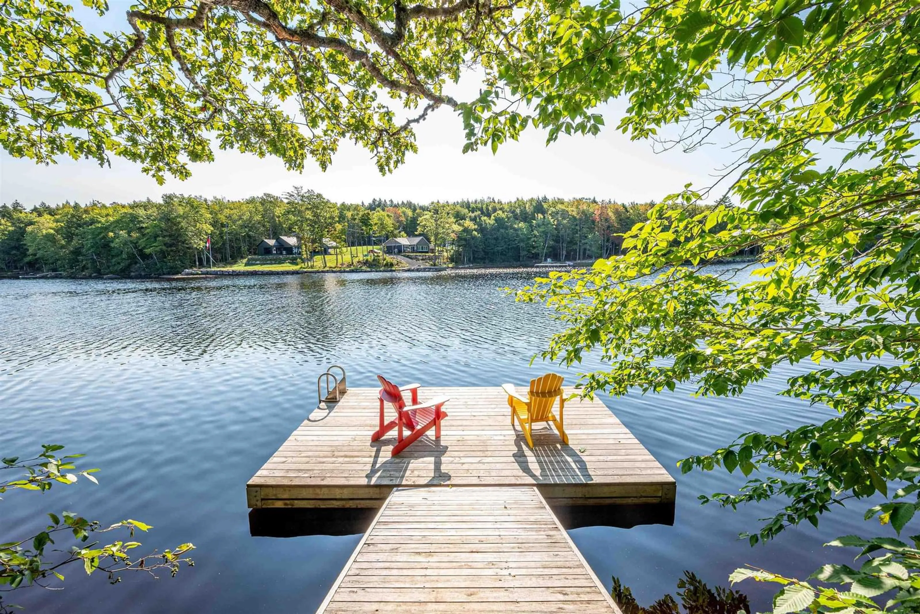 Patio, water/lake/river/ocean view for 102 Canyon Point Rd, Vaughan Nova Scotia B0N 2T0