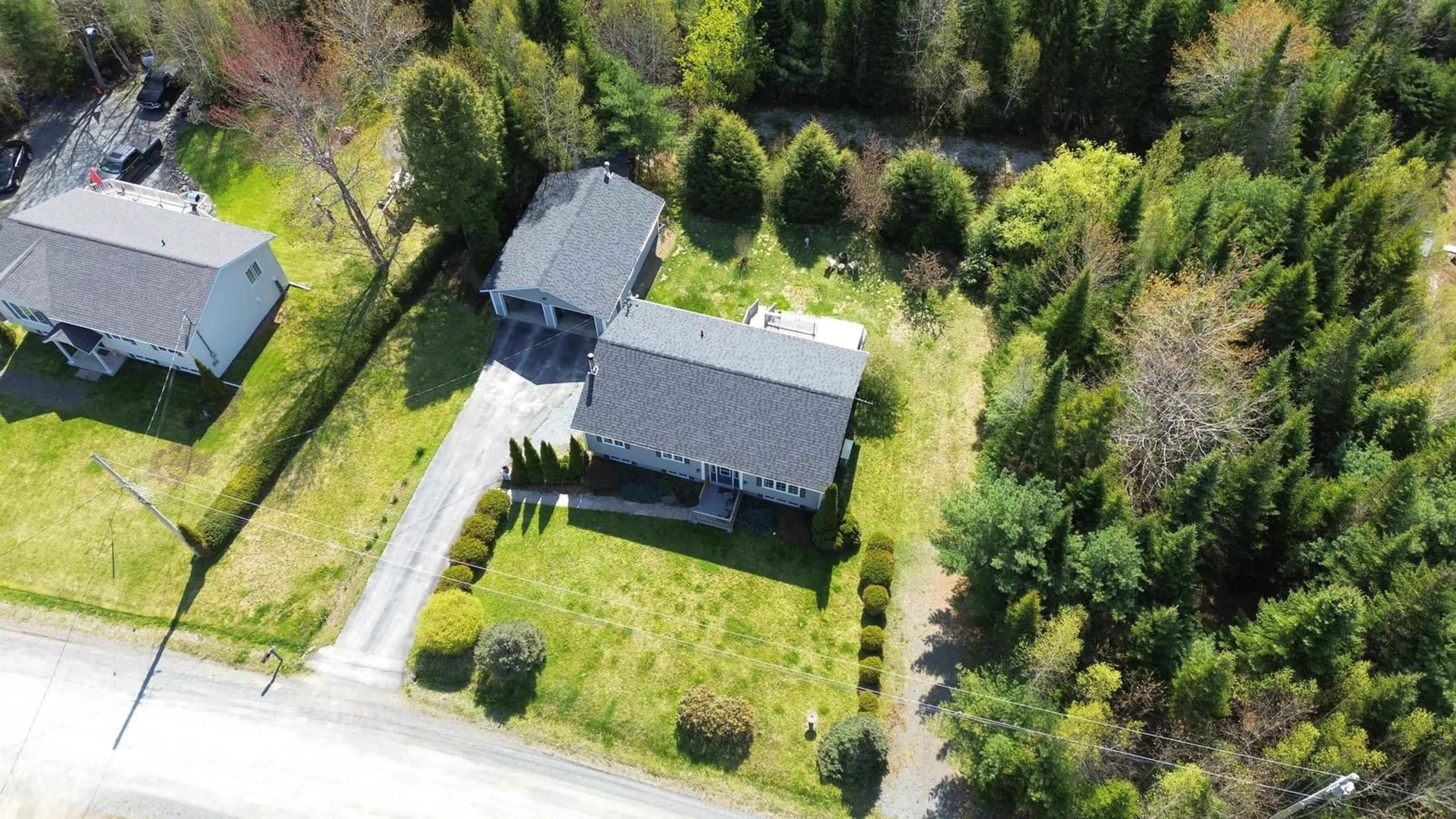 A pic from outside/outdoor area/front of a property/back of a property/a pic from drone, street for 20 George Joudrey Rd, Pine Grove Nova Scotia B0J 1E0