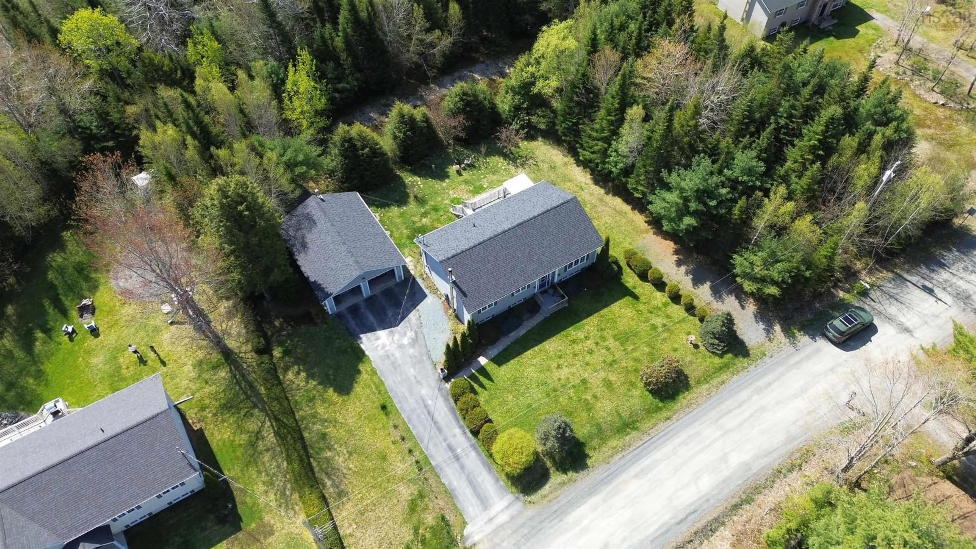 A pic from outside/outdoor area/front of a property/back of a property/a pic from drone, street for 20 George Joudrey Rd, Pine Grove Nova Scotia B0J 1E0