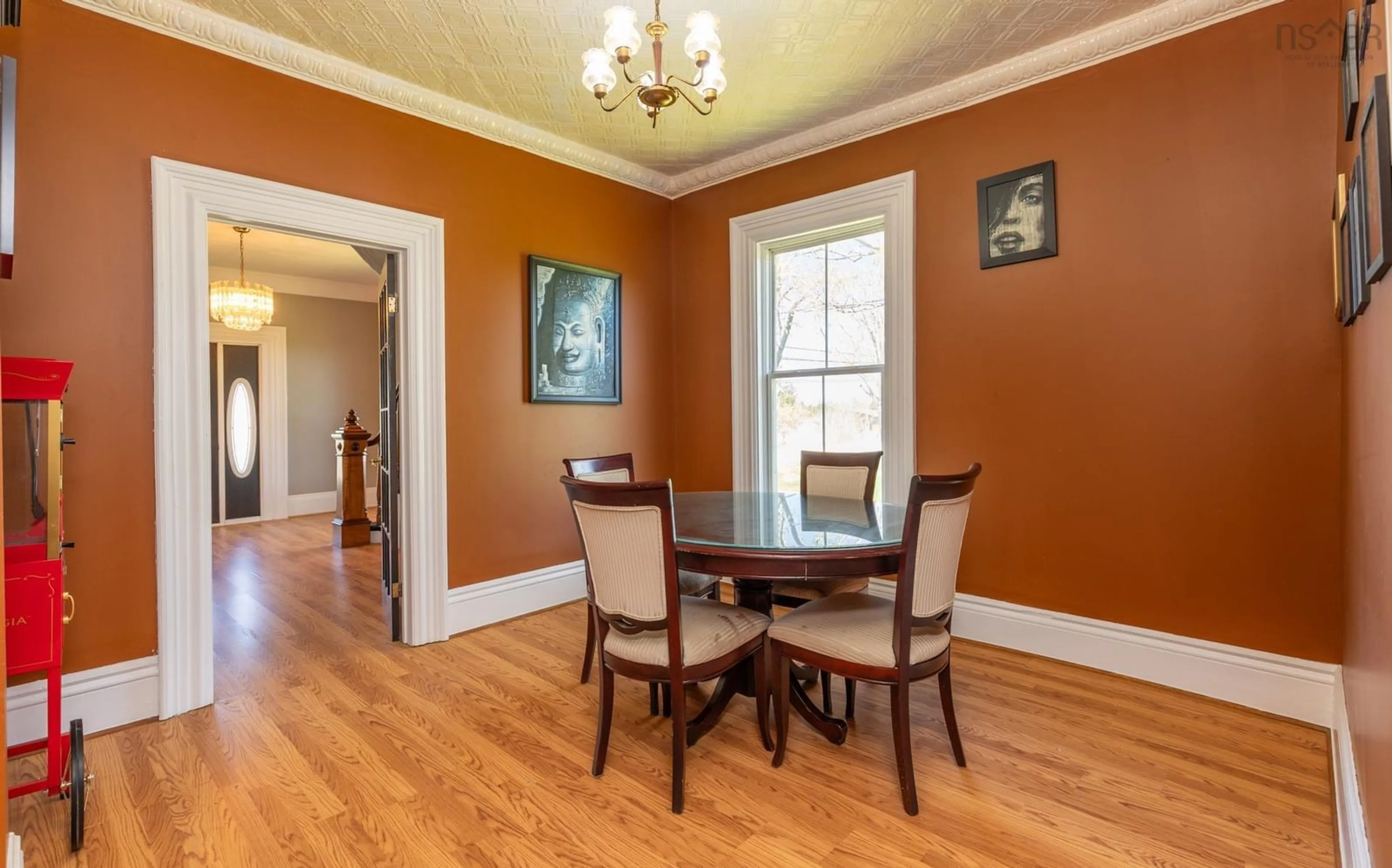 Dining room, wood/laminate floor for 136 Ns 340 Hwy, Yarmouth Nova Scotia B5A 5Z6