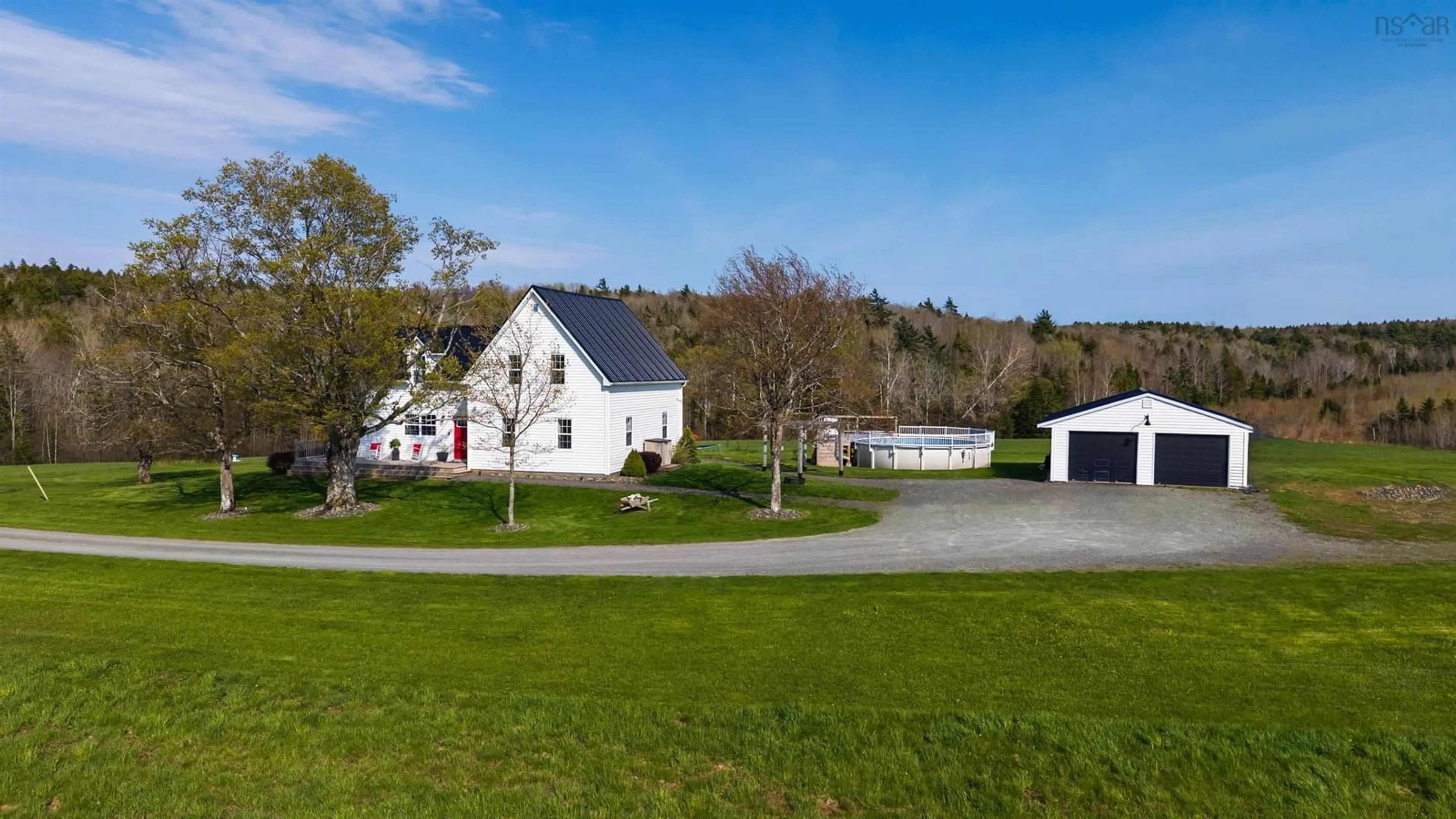 A pic from outside/outdoor area/front of a property/back of a property/a pic from drone, unknown for 566 Wallace Rd, Hazel Glen Nova Scotia B0K 2A0