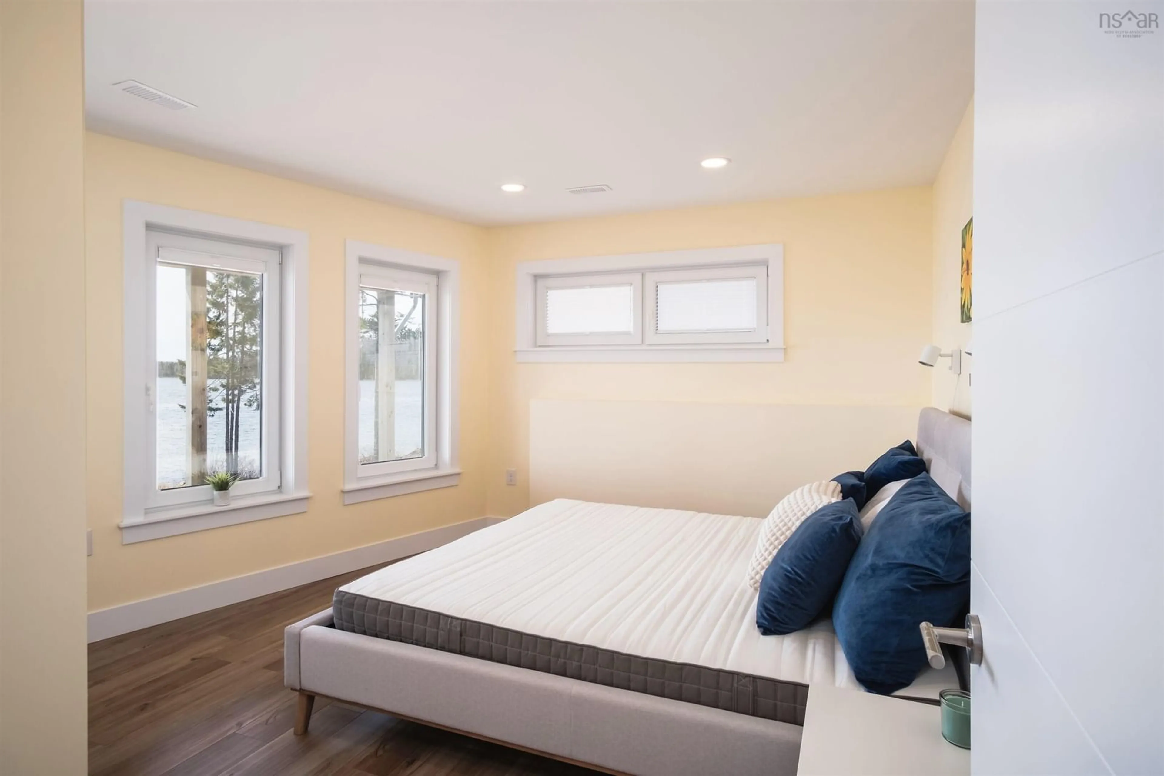 Bedroom with bed, wood/laminate floor for 234 Redbird Dr, Malagawatch Nova Scotia B0E 2Y0
