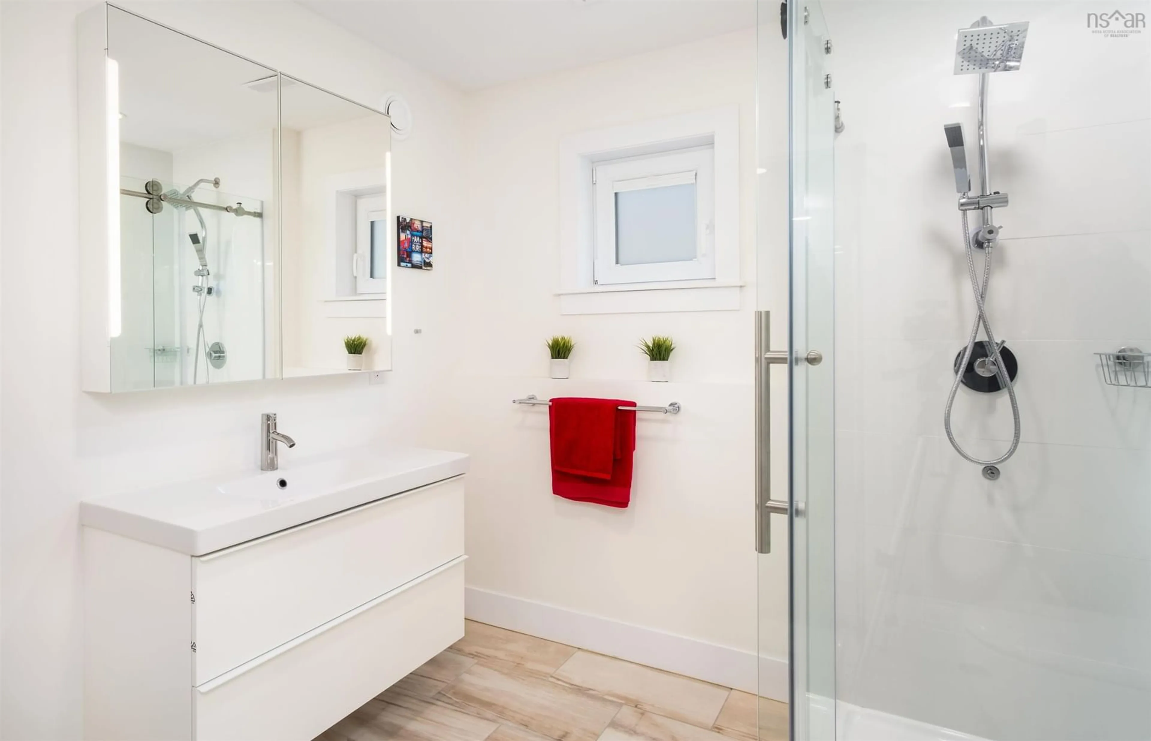 Contemporary bathroom, ceramic/tile floor for 234 Redbird Dr, Malagawatch Nova Scotia B0E 2Y0