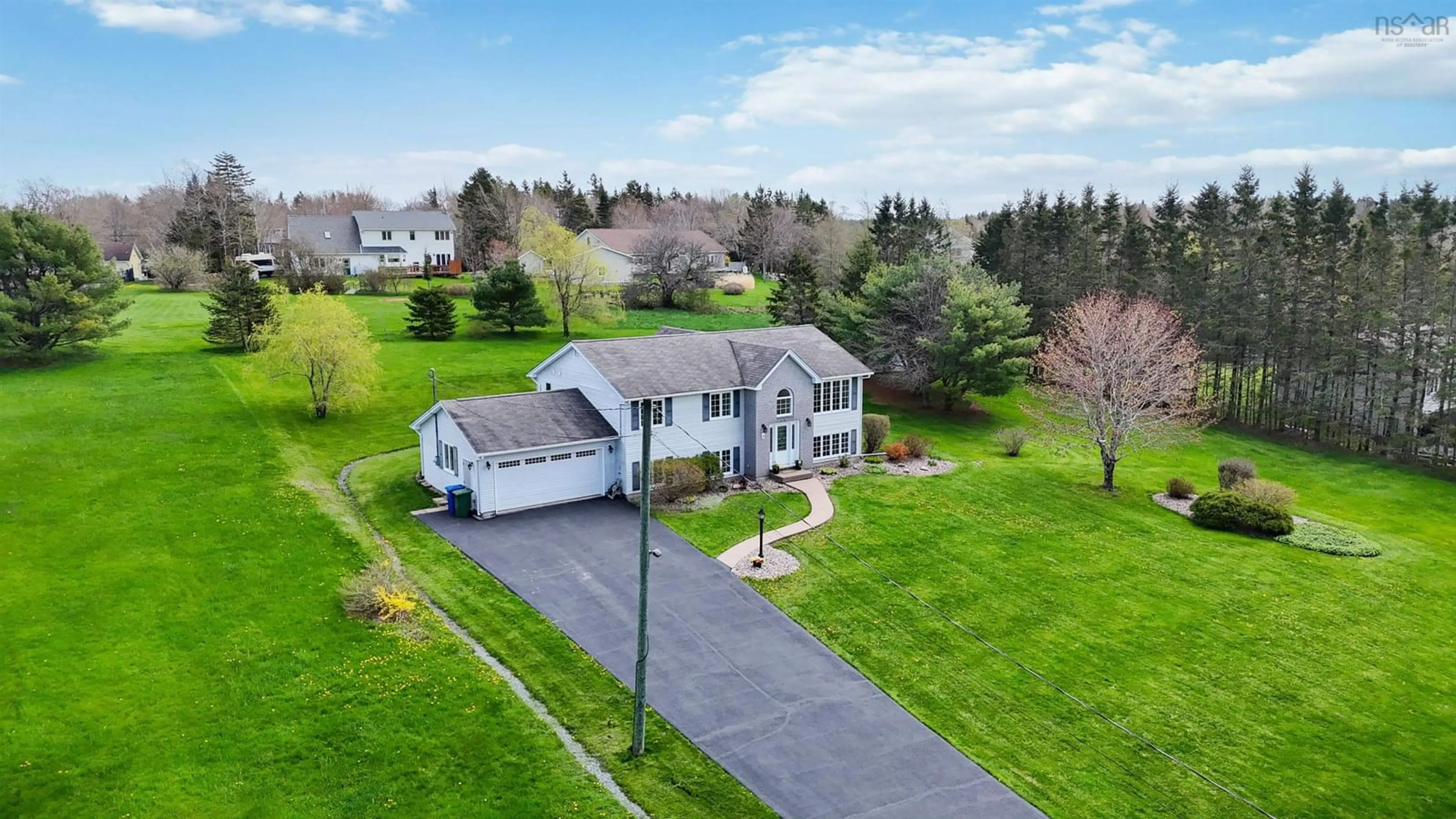 A pic from outside/outdoor area/front of a property/back of a property/a pic from drone, street for 9 Vrege Crt, Hammonds Plains Nova Scotia B4B 1K2