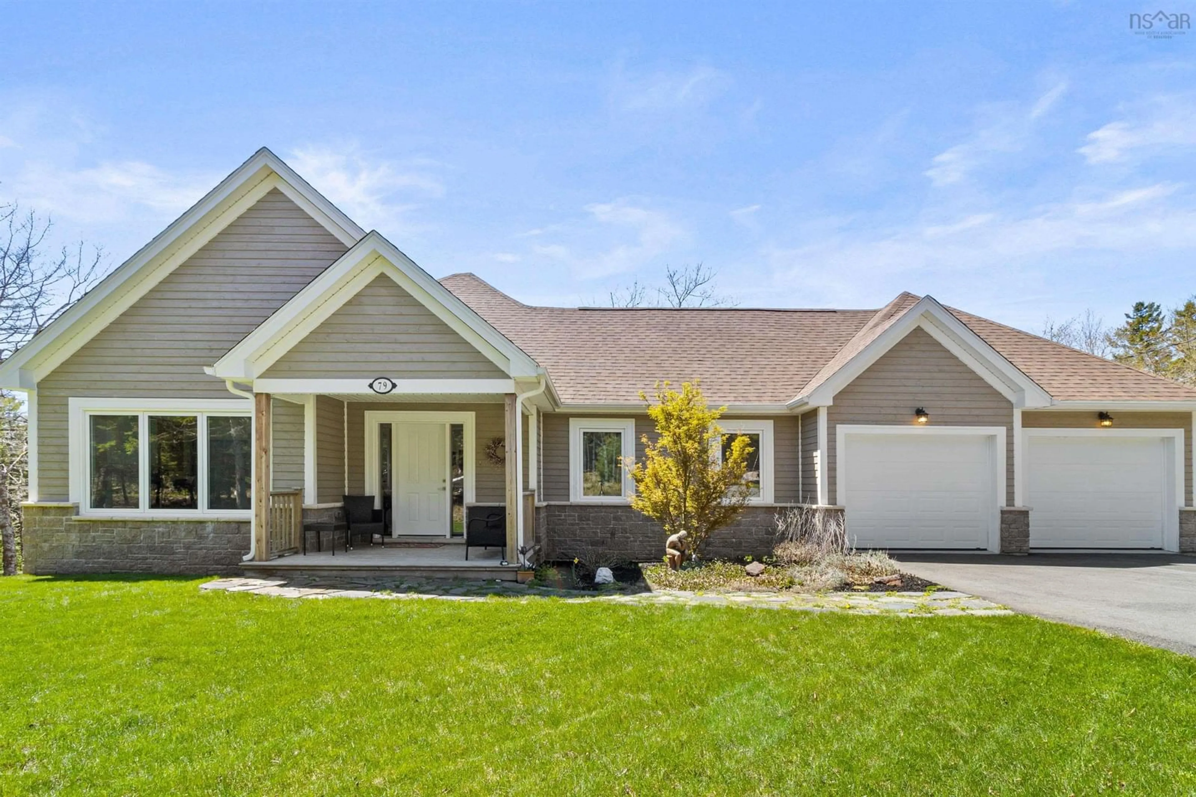 Home with vinyl exterior material, street for 79 Yearling Close, Hammonds Plains Nova Scotia B4B 0N7